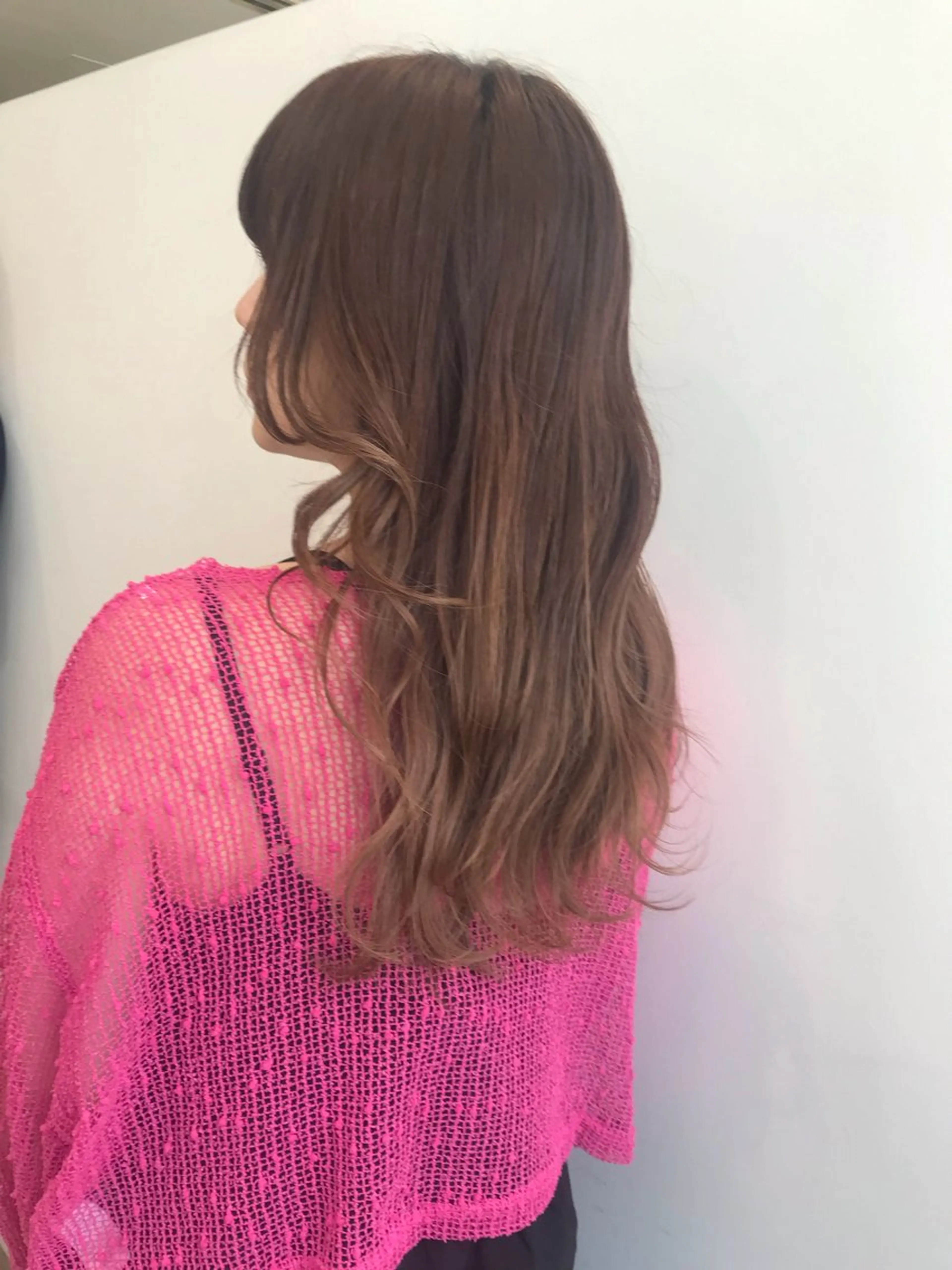 ロング カラー muku所属・レディースカット モデル/ayunaのヘアスタイル