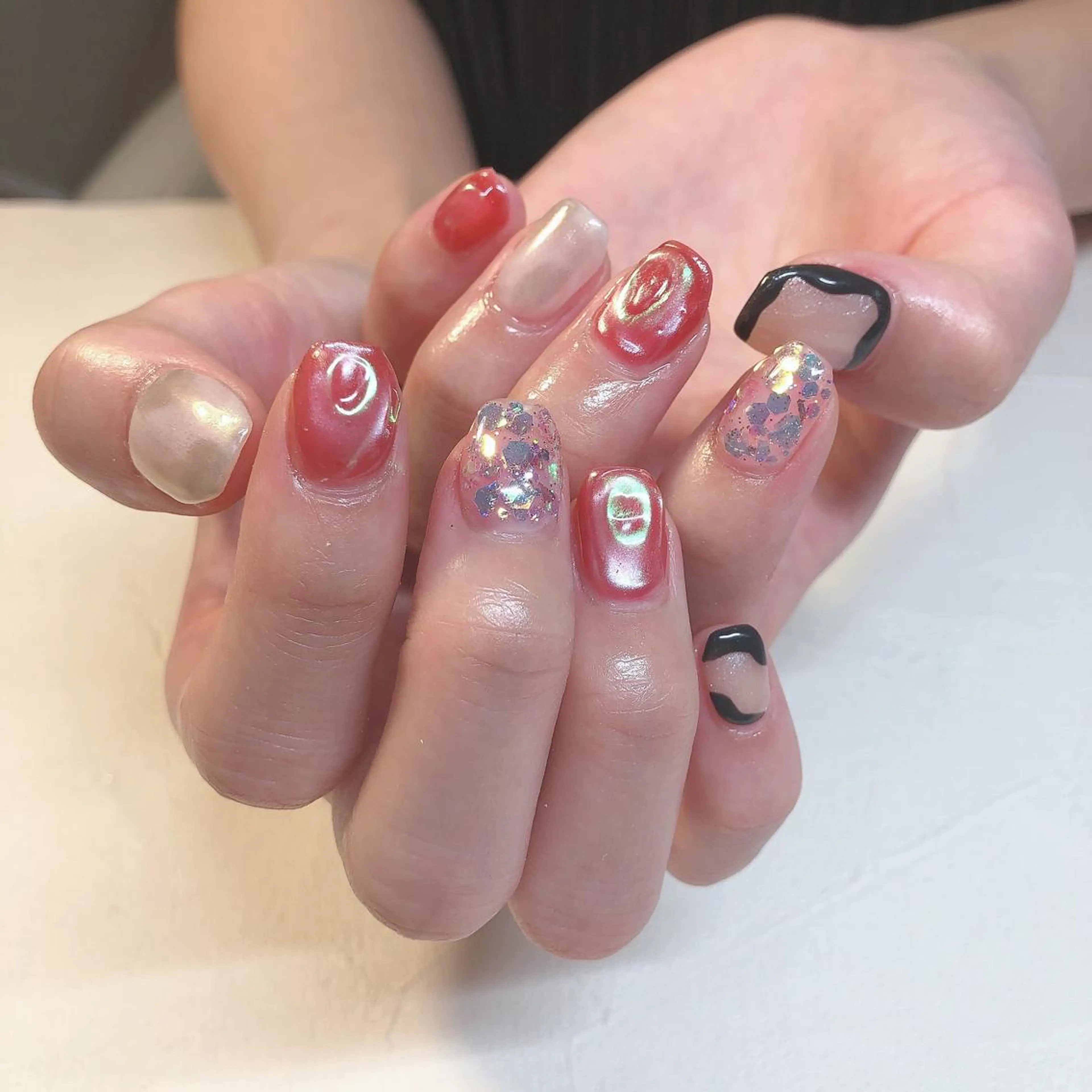 ネイル 韓国ネイル 持ち込み ニュアンスネイル ハンドネイル nails 🎀meのネイルデザイン