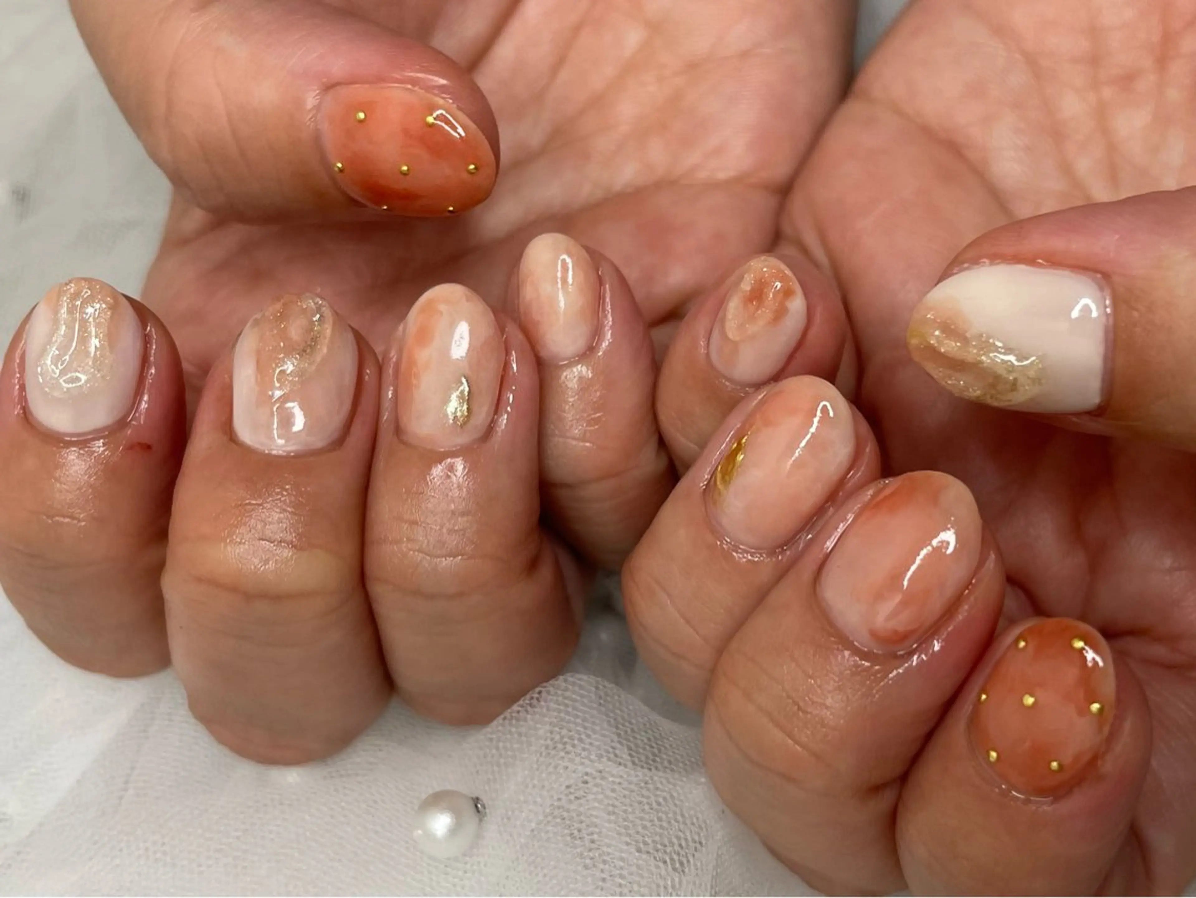 ネイル ハンドネイル satomi_ Leamのネイルデザイン