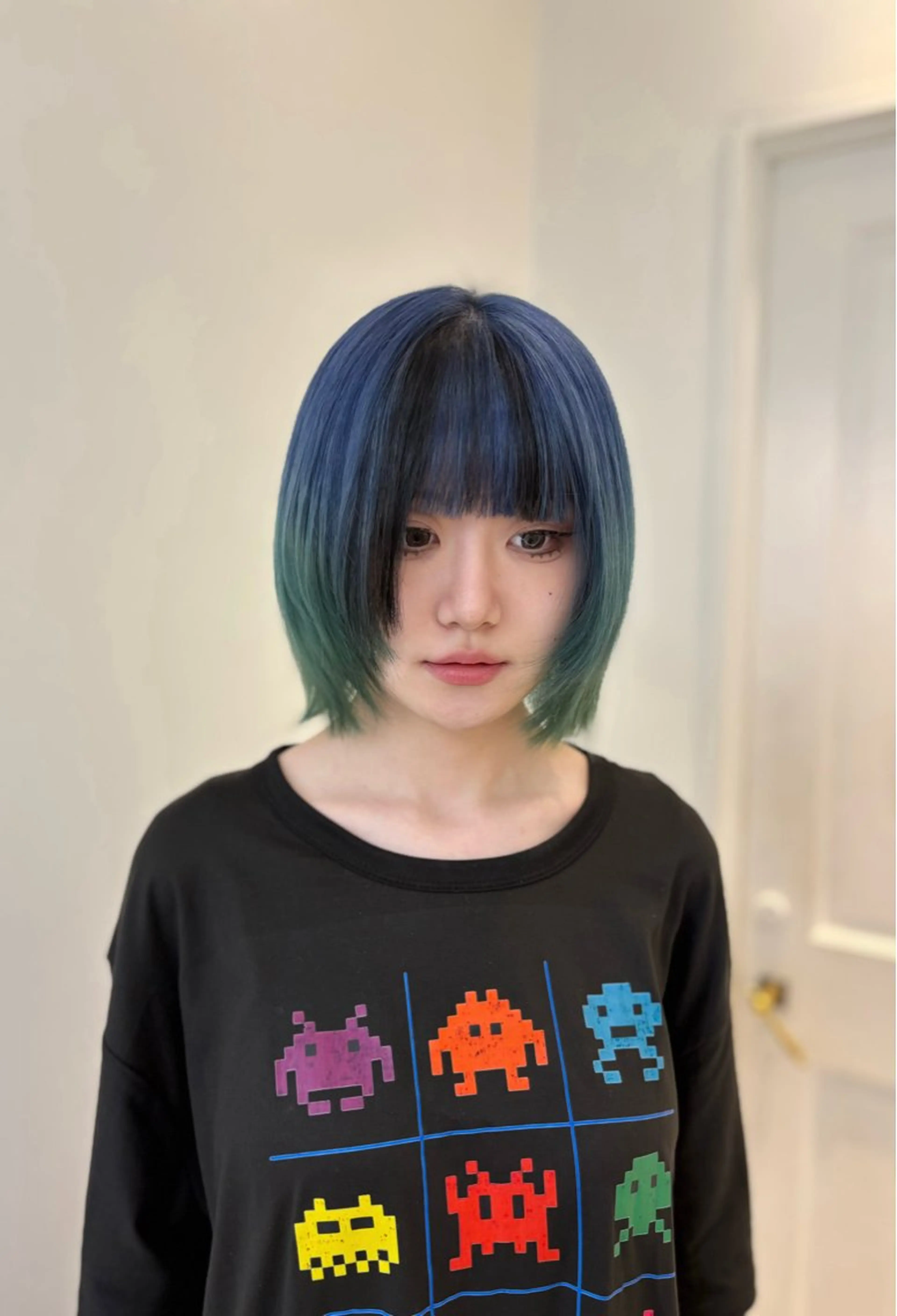 カラー ヘアカラー トリートメント ハイトーン×デザイン 🪽🫧HIKARIのヘアスタイル