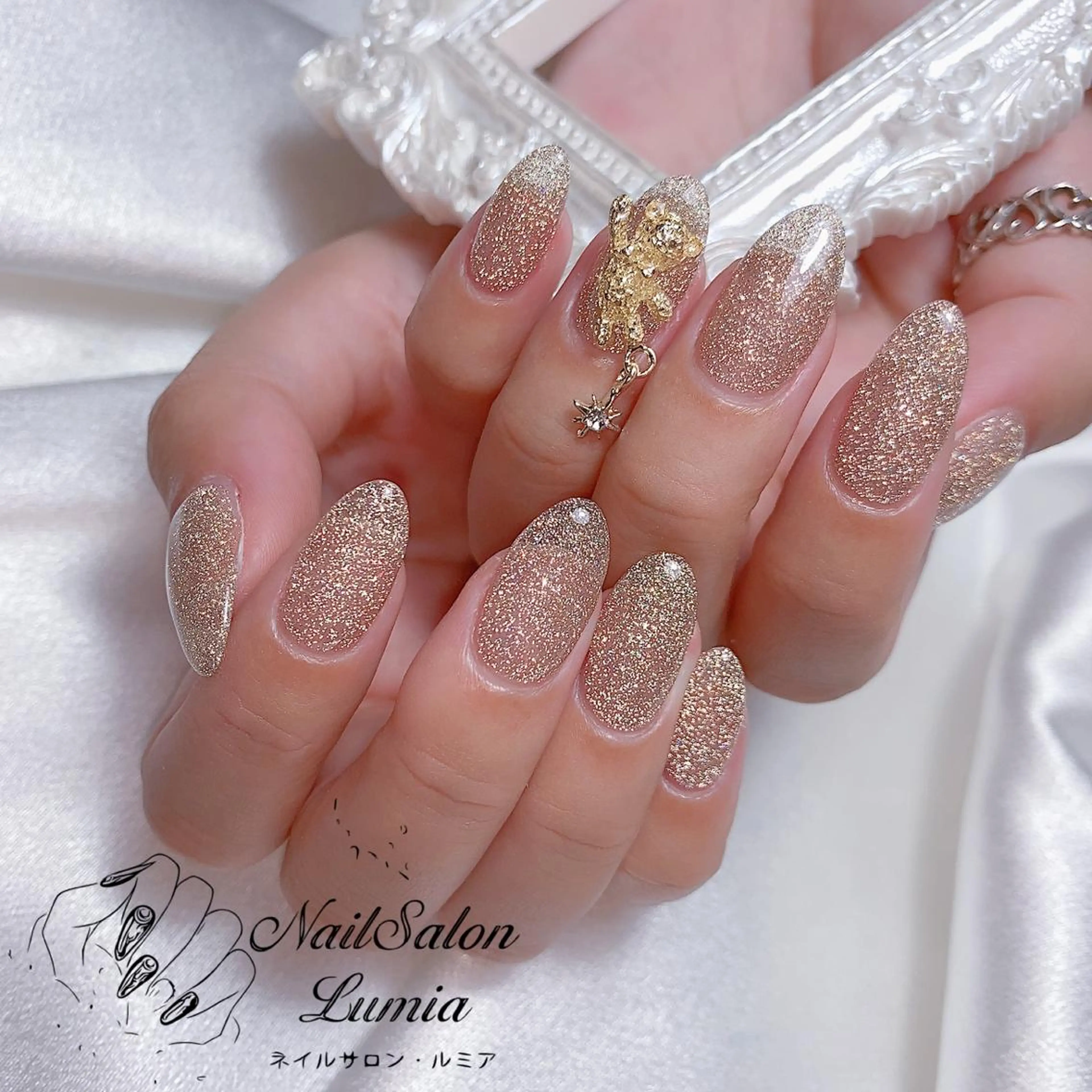 ネイル ハンドネイル ネイルサロン ルミア Lumia 店長のネイルデザイン