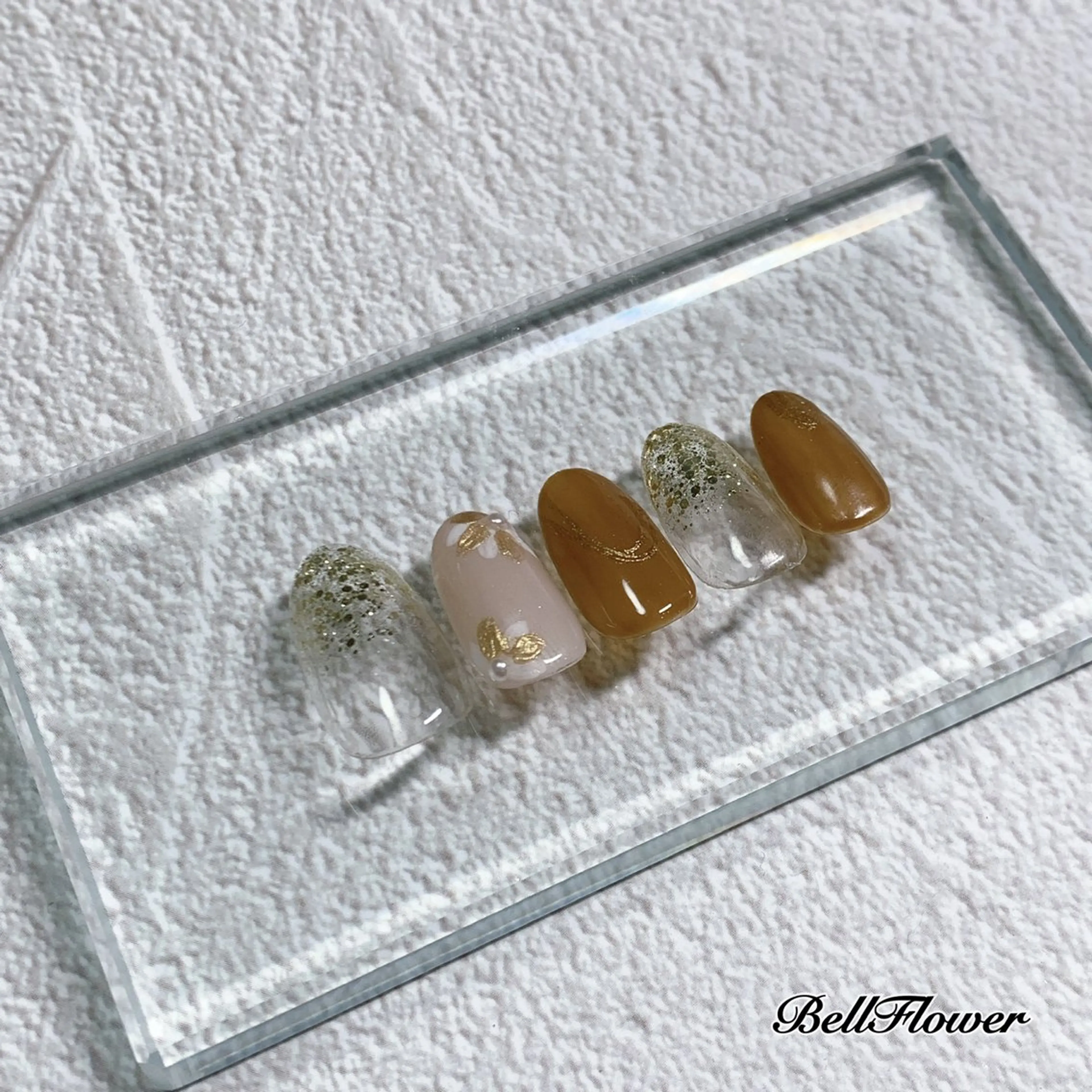 ネイル ハンドネイル Bell Flowerのネイルデザイン