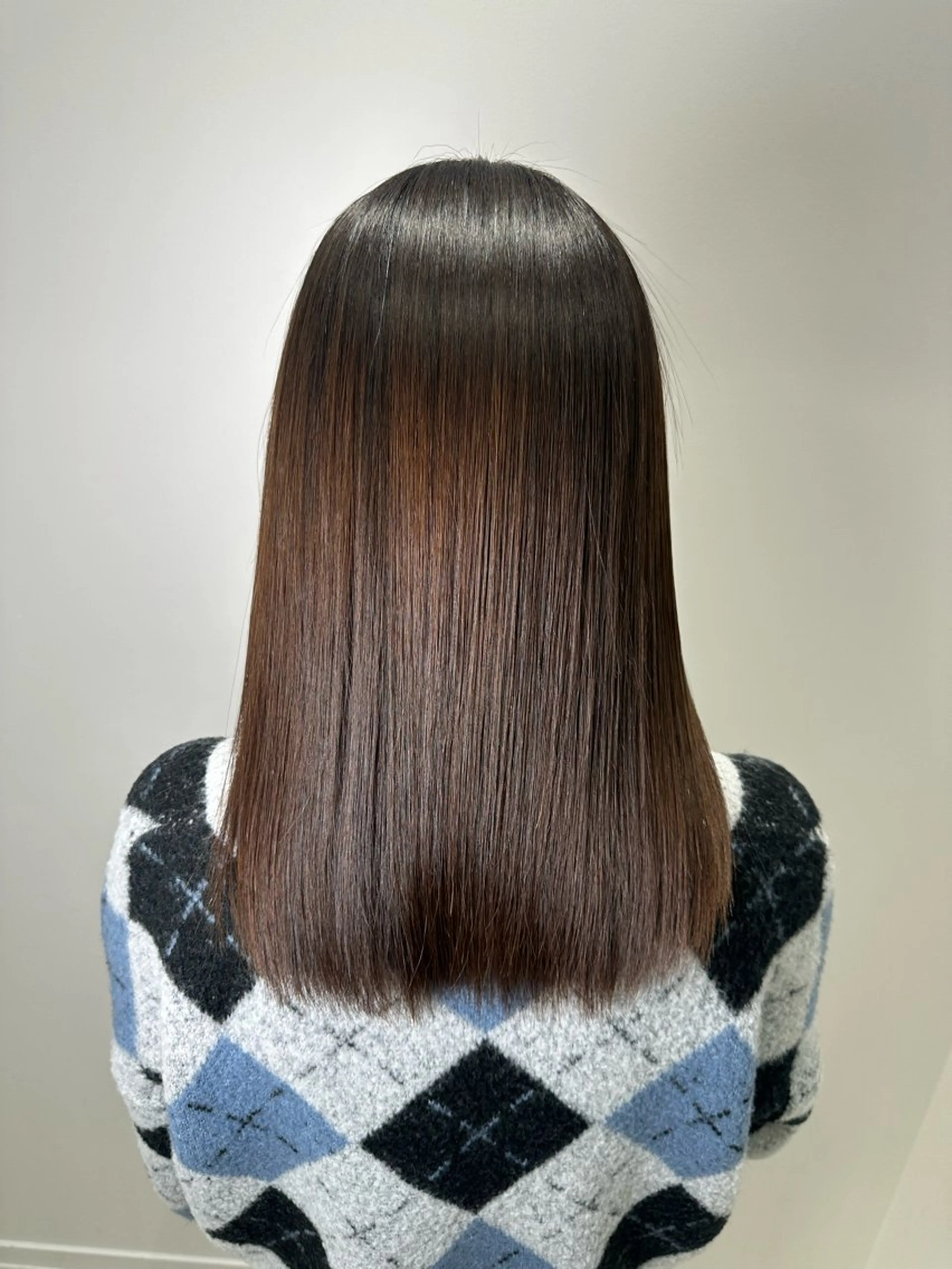 ロング パーマ 縮毛矯正 髪質改善/縮毛矯正 /ブリーチ矯正/岡部のヘアスタイル