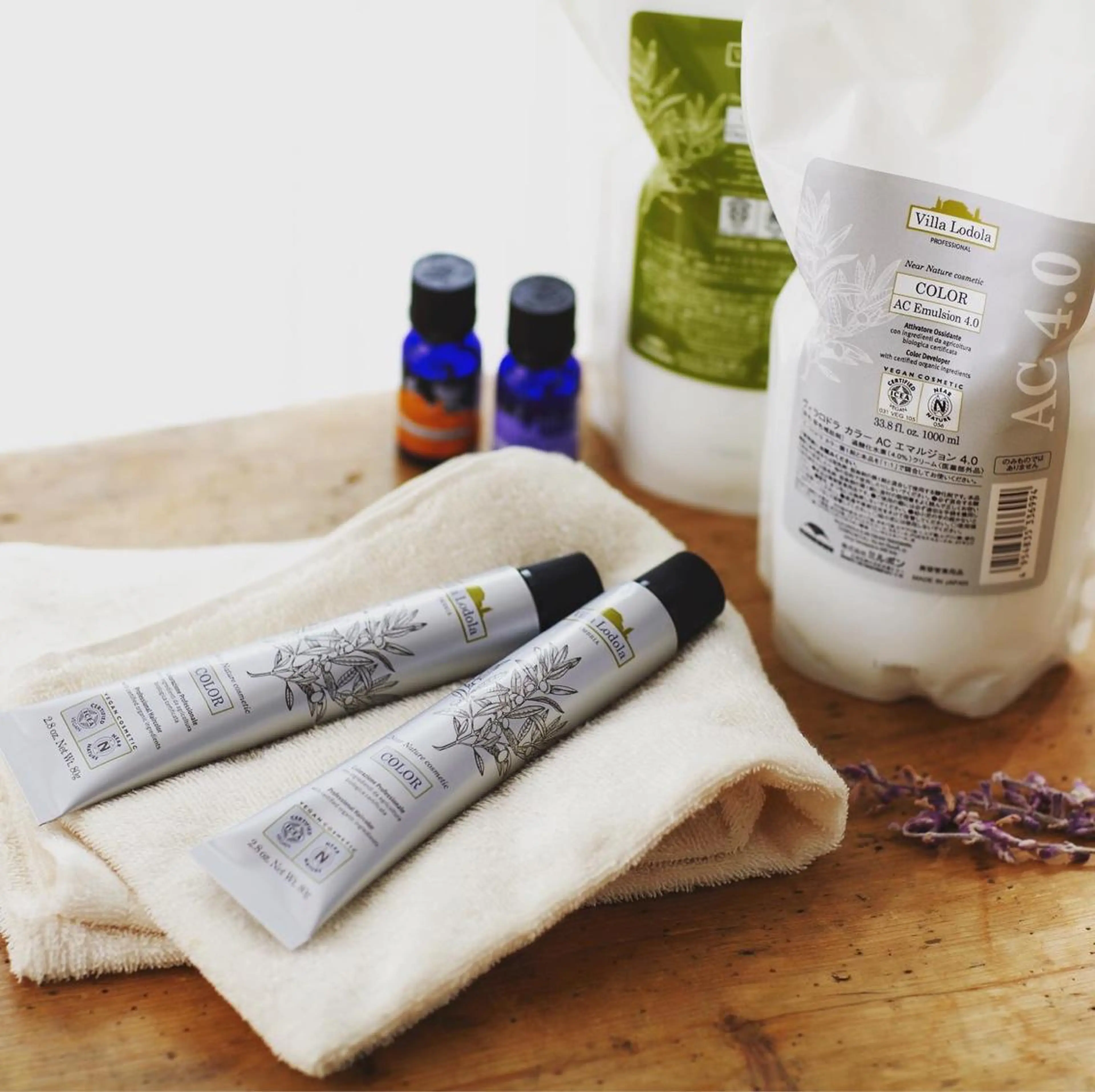 【常連様人気◎】オーガニックカラー白髪染め＋髪質補修3種のトリートメント！の写真