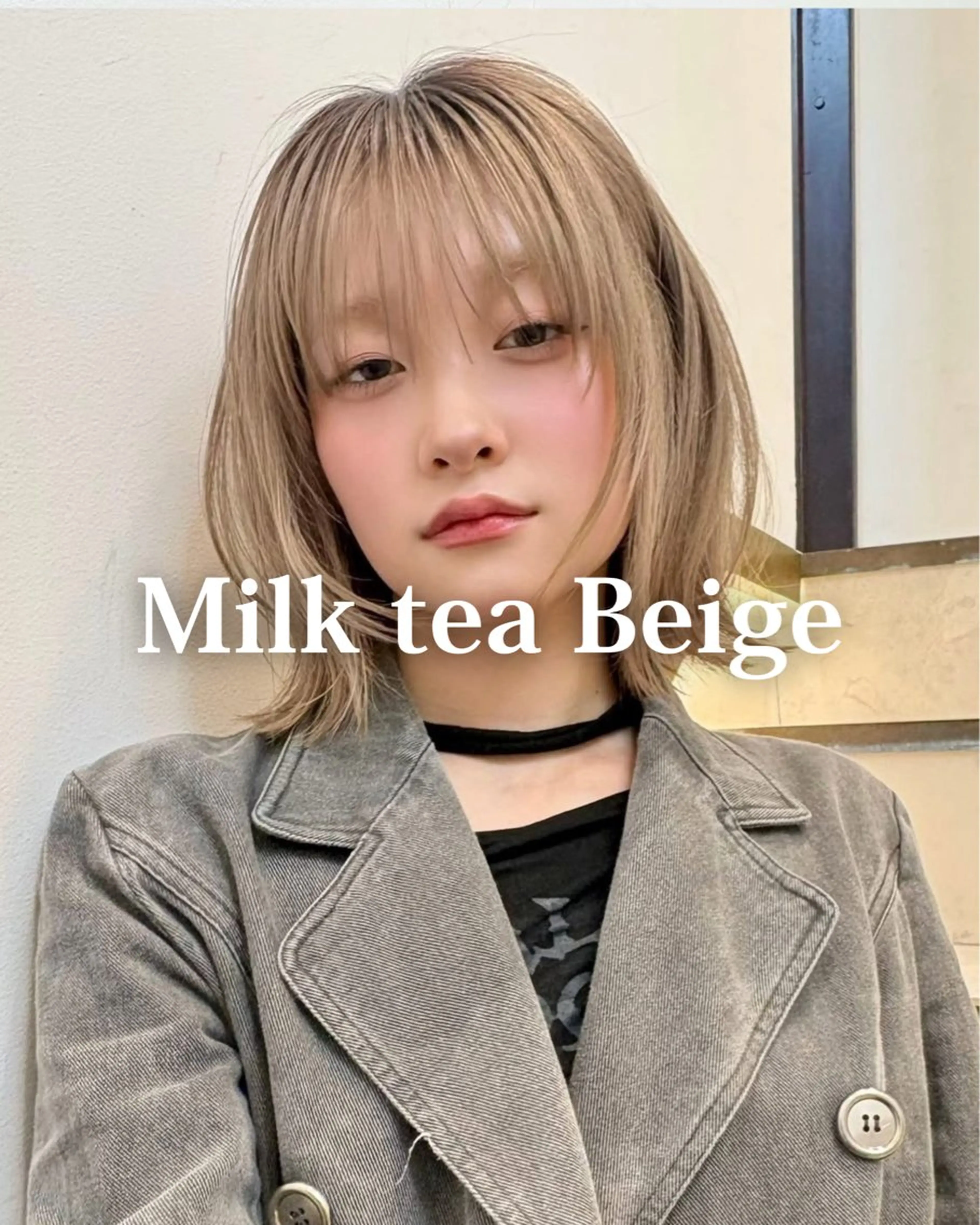 ミディアム カラー ハルキ/表参道/ ベージュ/暖色/特化のヘアスタイル