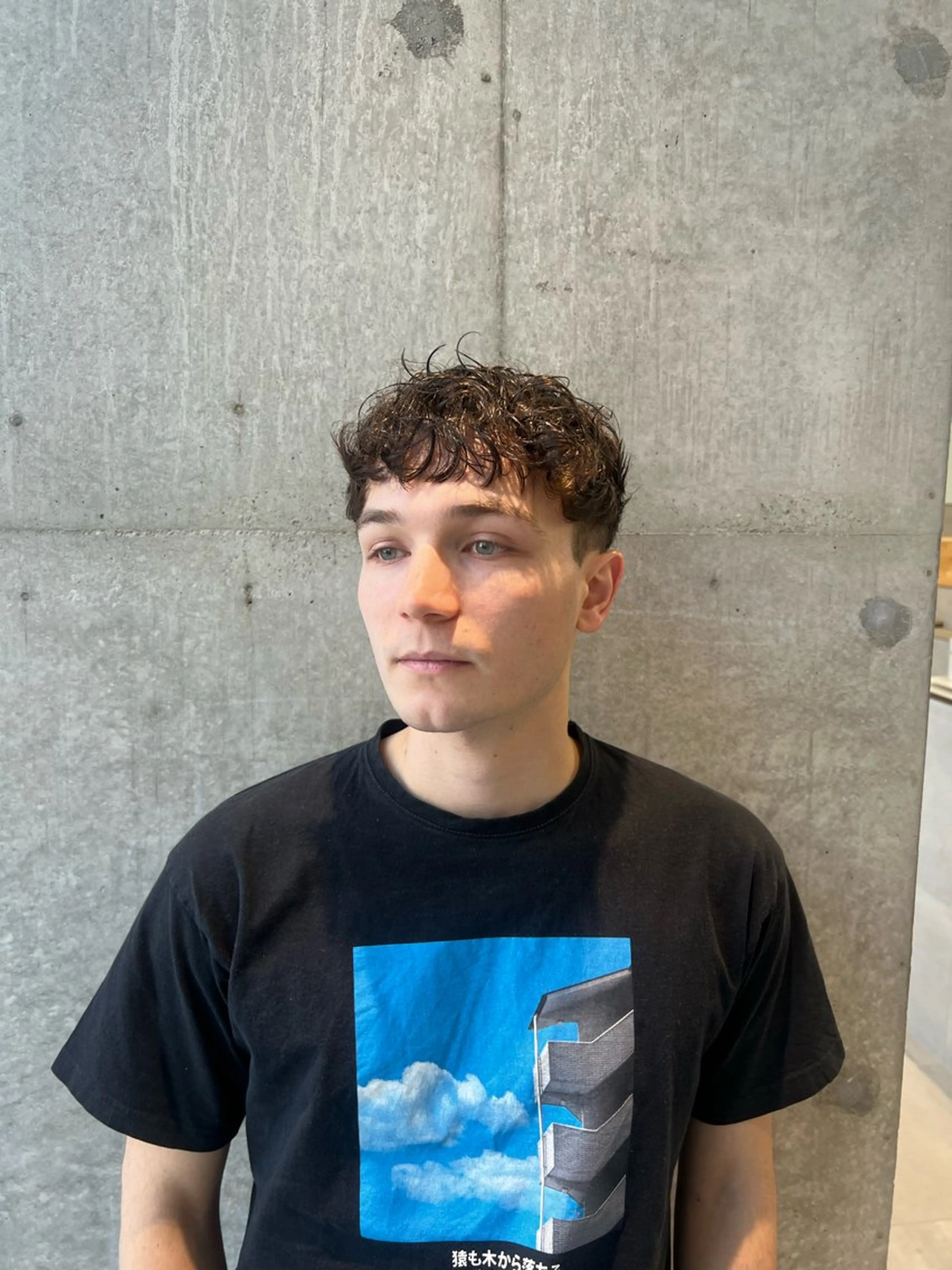 メンズ スペインカール カット 吉沢遣人/レイヤー 艶カラー/パーマのヘアスタイル