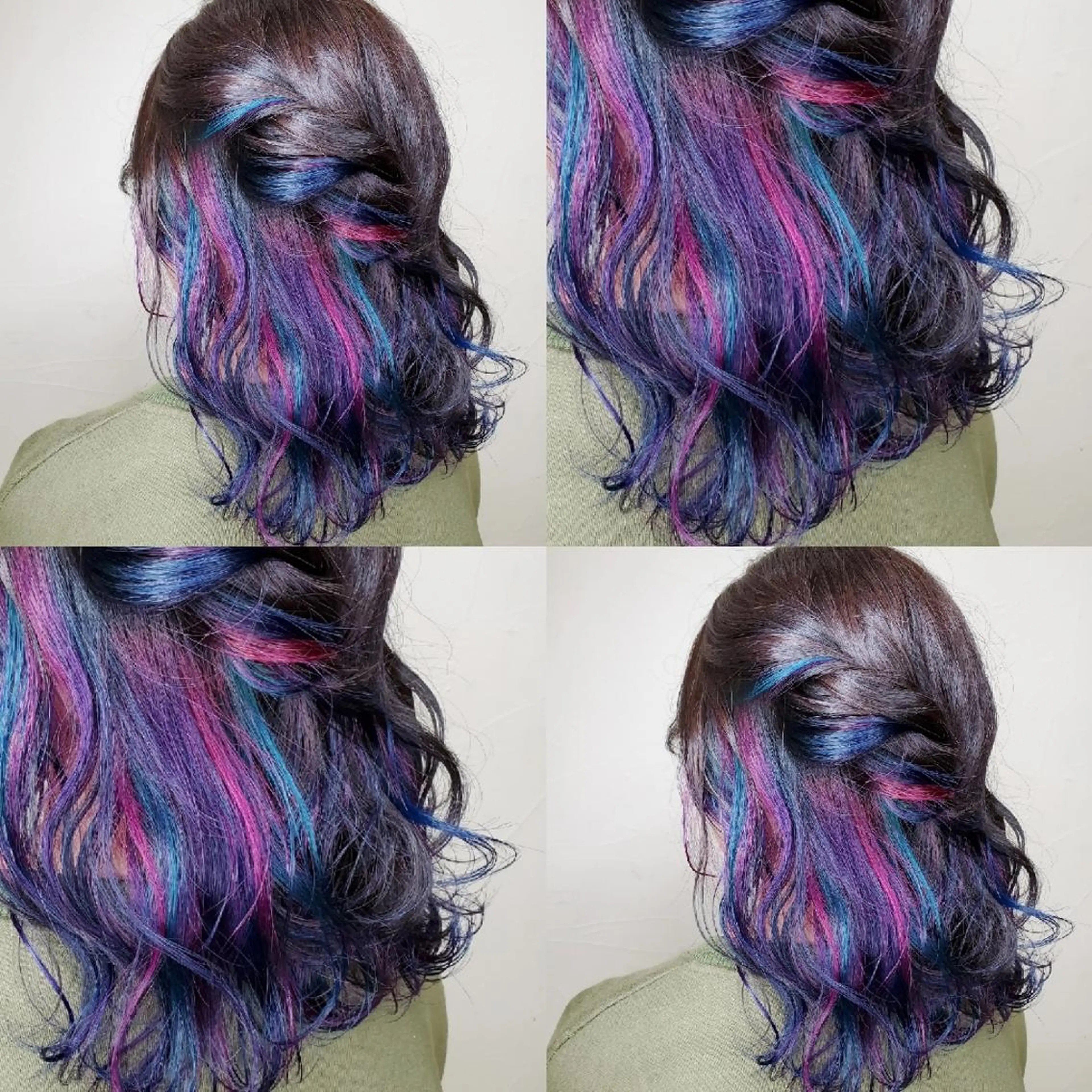 🌟派手髪好き必見!!🌟原色インナーカラーの写真