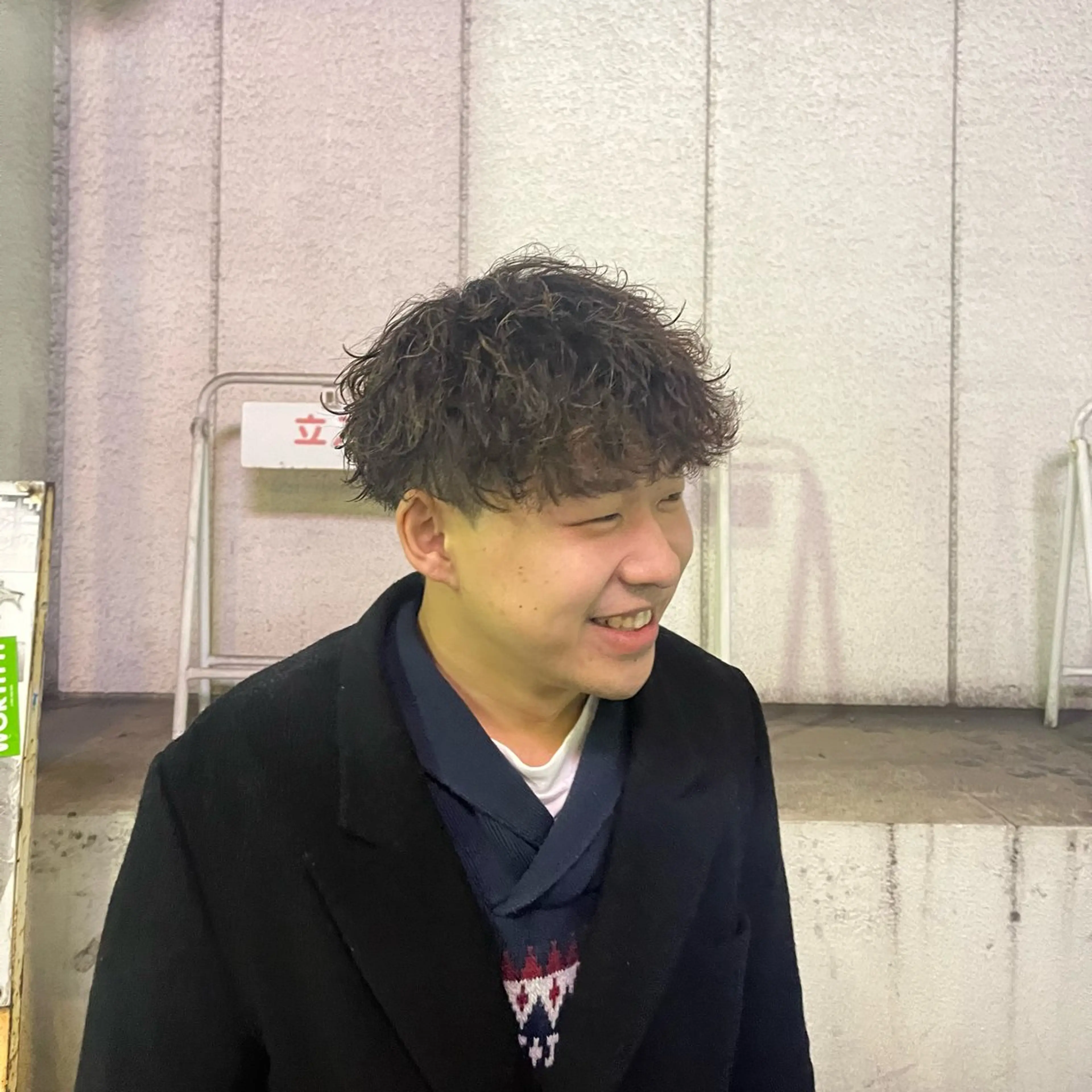 パーマ メンズ メンズパーマ 波巻きパーマ カット パーマ STUG’S 上野御徒町/前田桃果のヘアスタイル