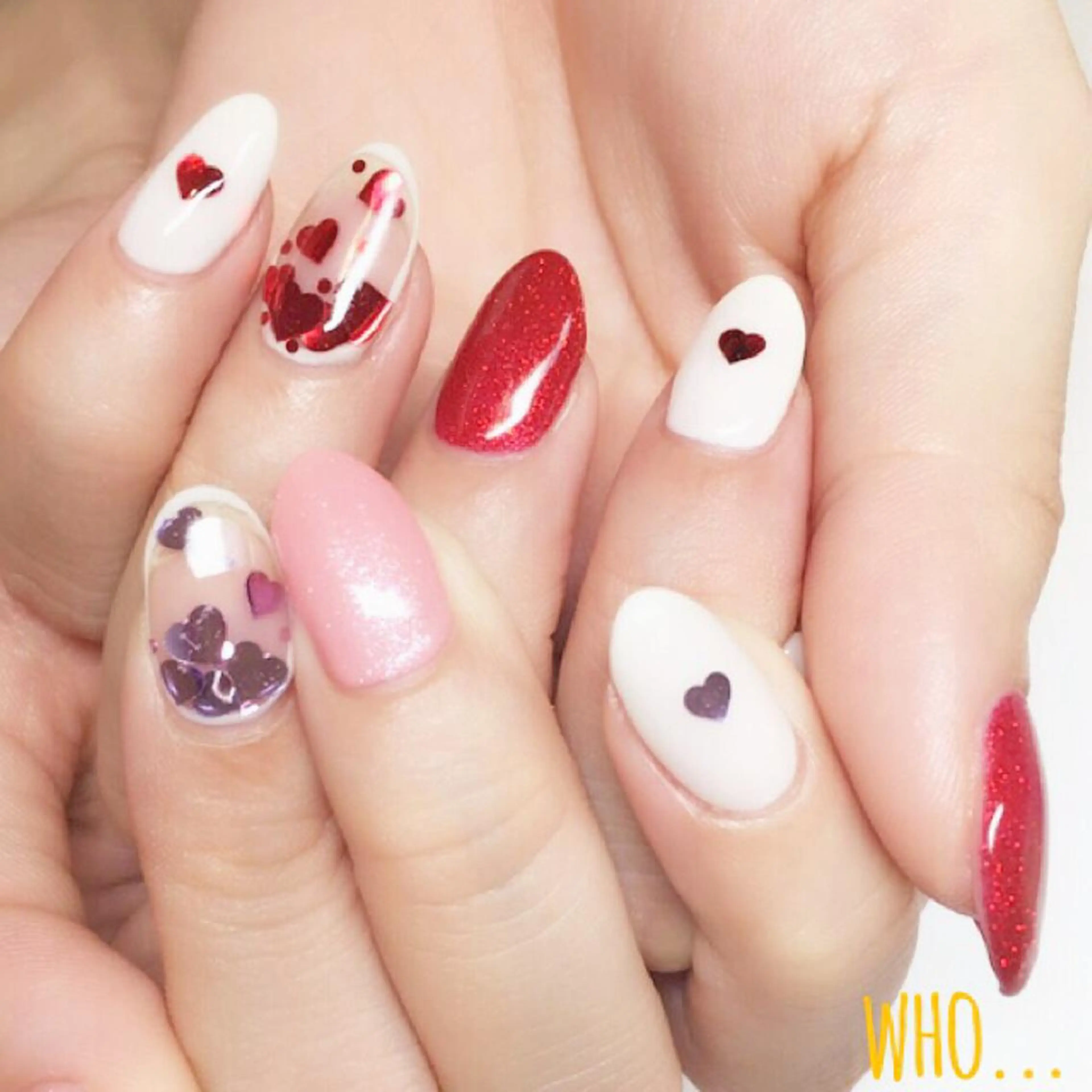 ネイル ハート NailSalon who...所属・n. fumikoのネイルデザイン