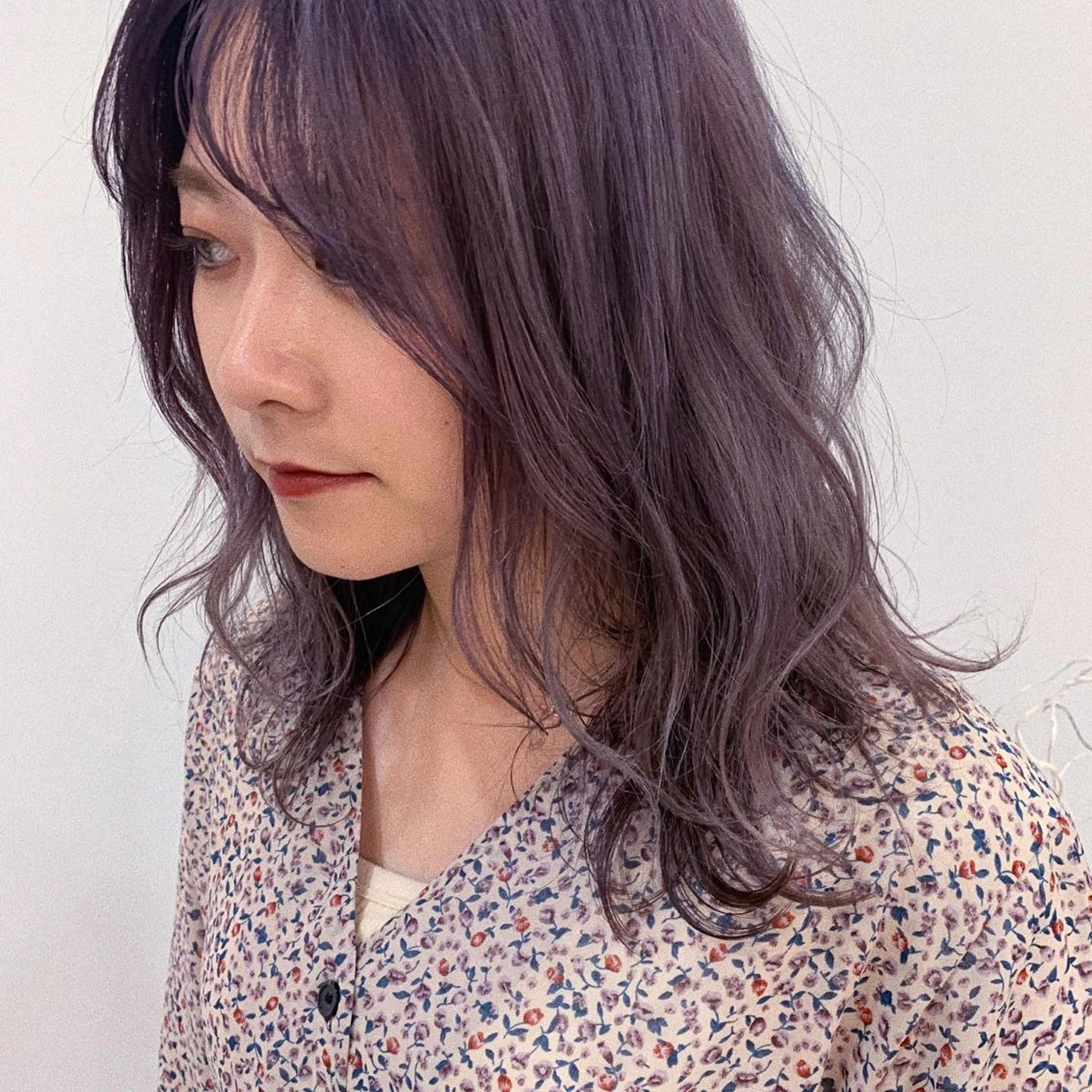 ロング カラー かえ🩶韓国ボブ🎀 透明感カラー🥣のヘアスタイル