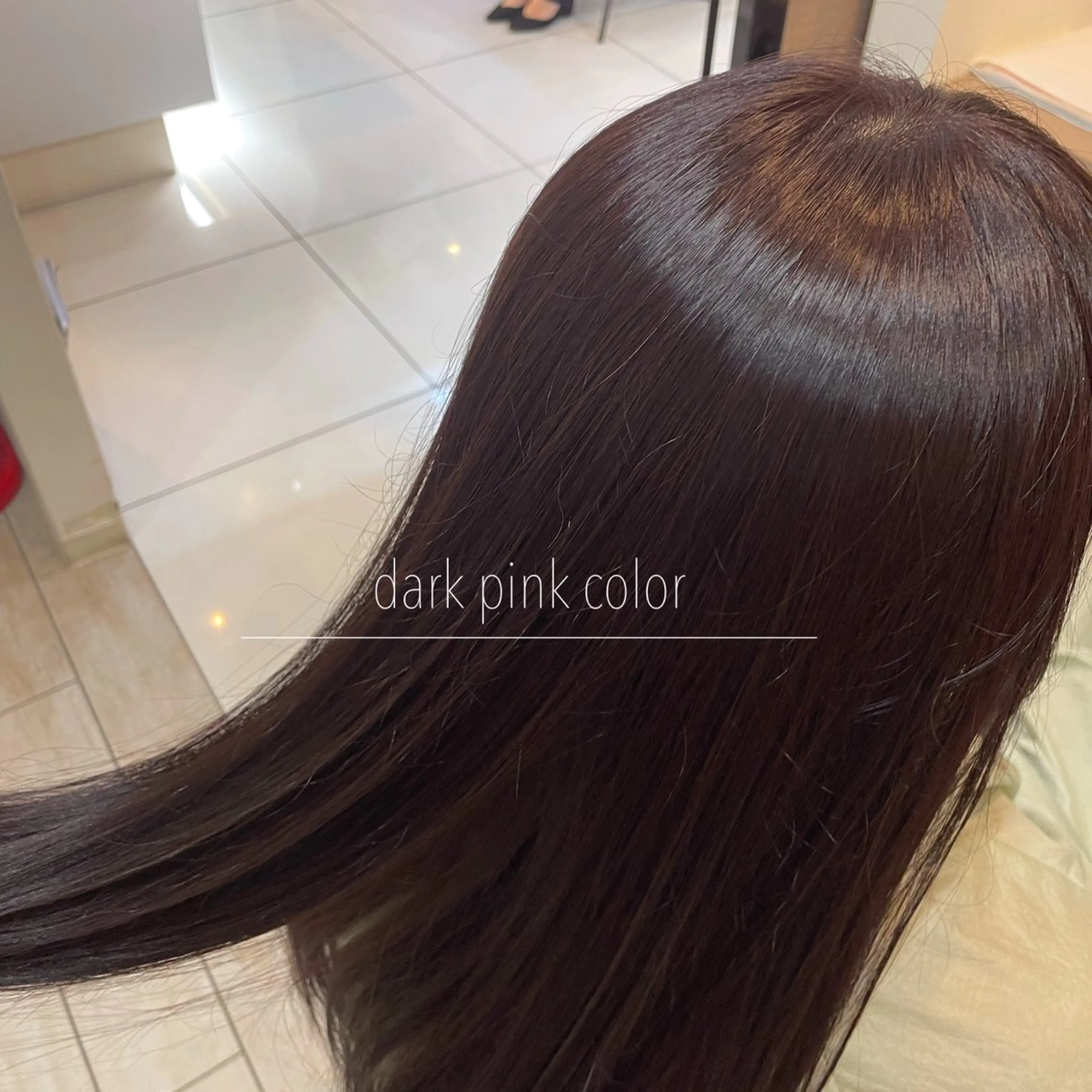 カラー mao♡ベージュ/ 顔周りカットのヘアスタイル