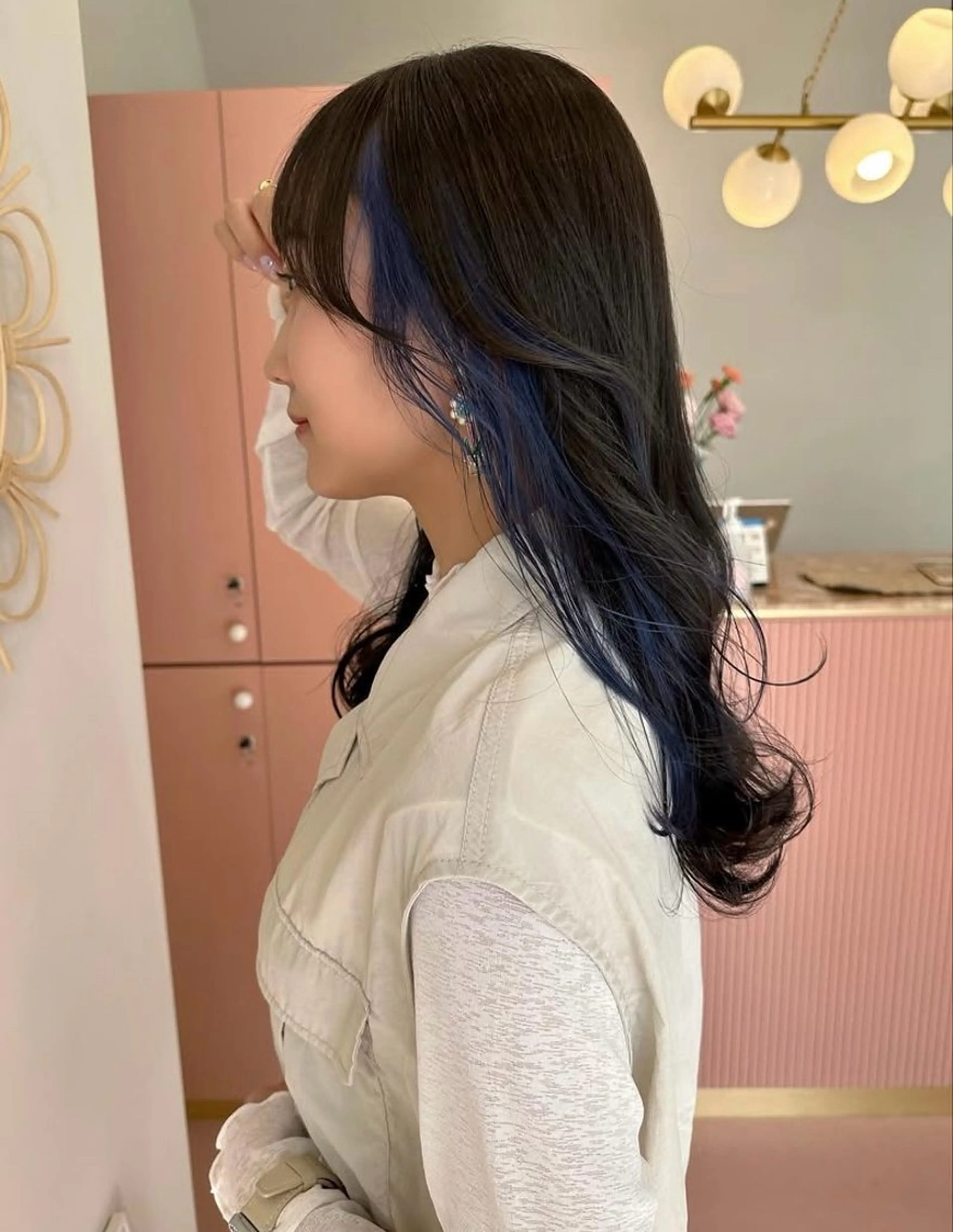 ロング カラー ヘアカラー mite hikariのヘアスタイル