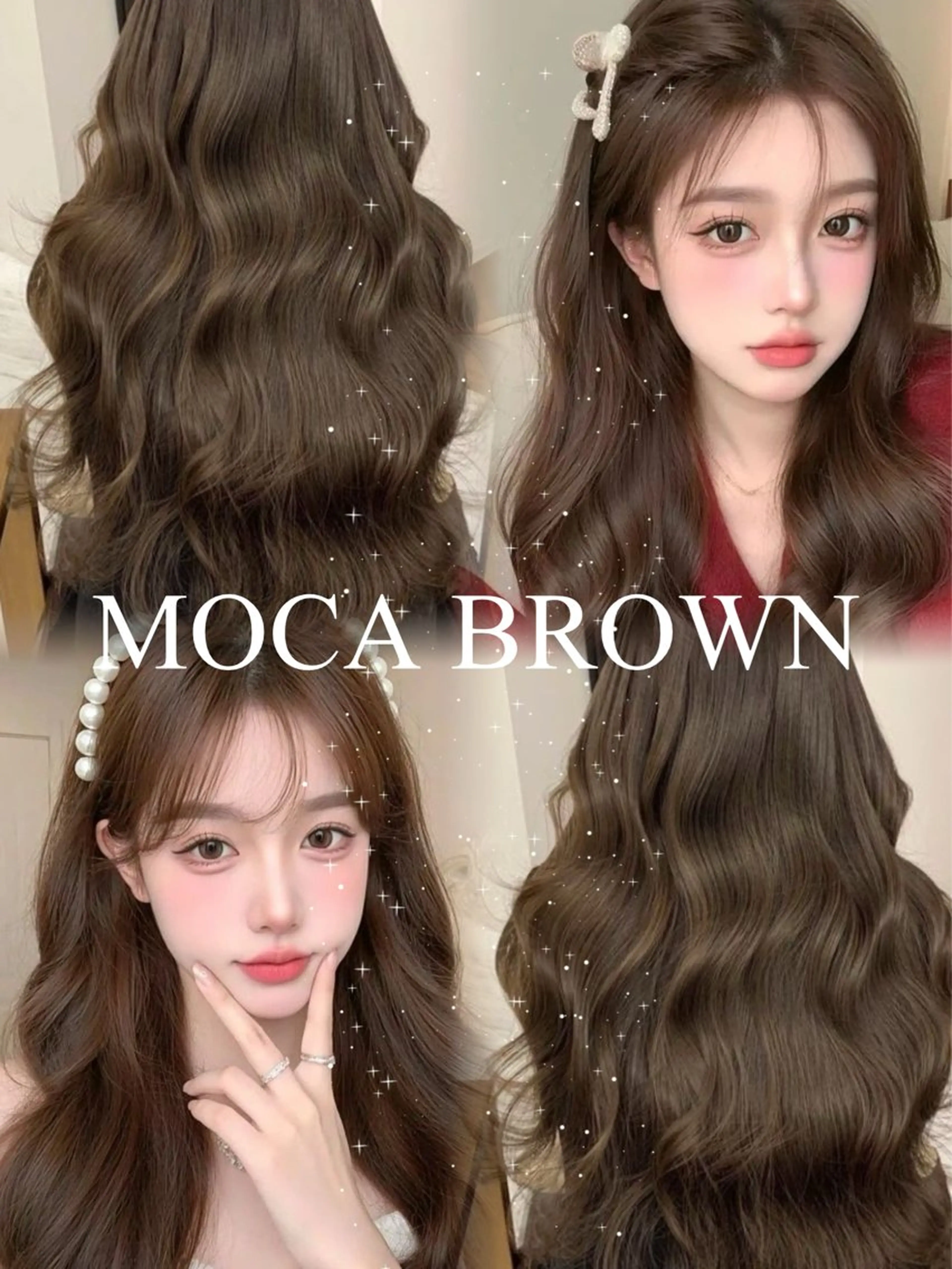 セミロング カラー ヘアカラー 木屋元一/透明感 /前髪/韓国ヘアのヘアスタイル