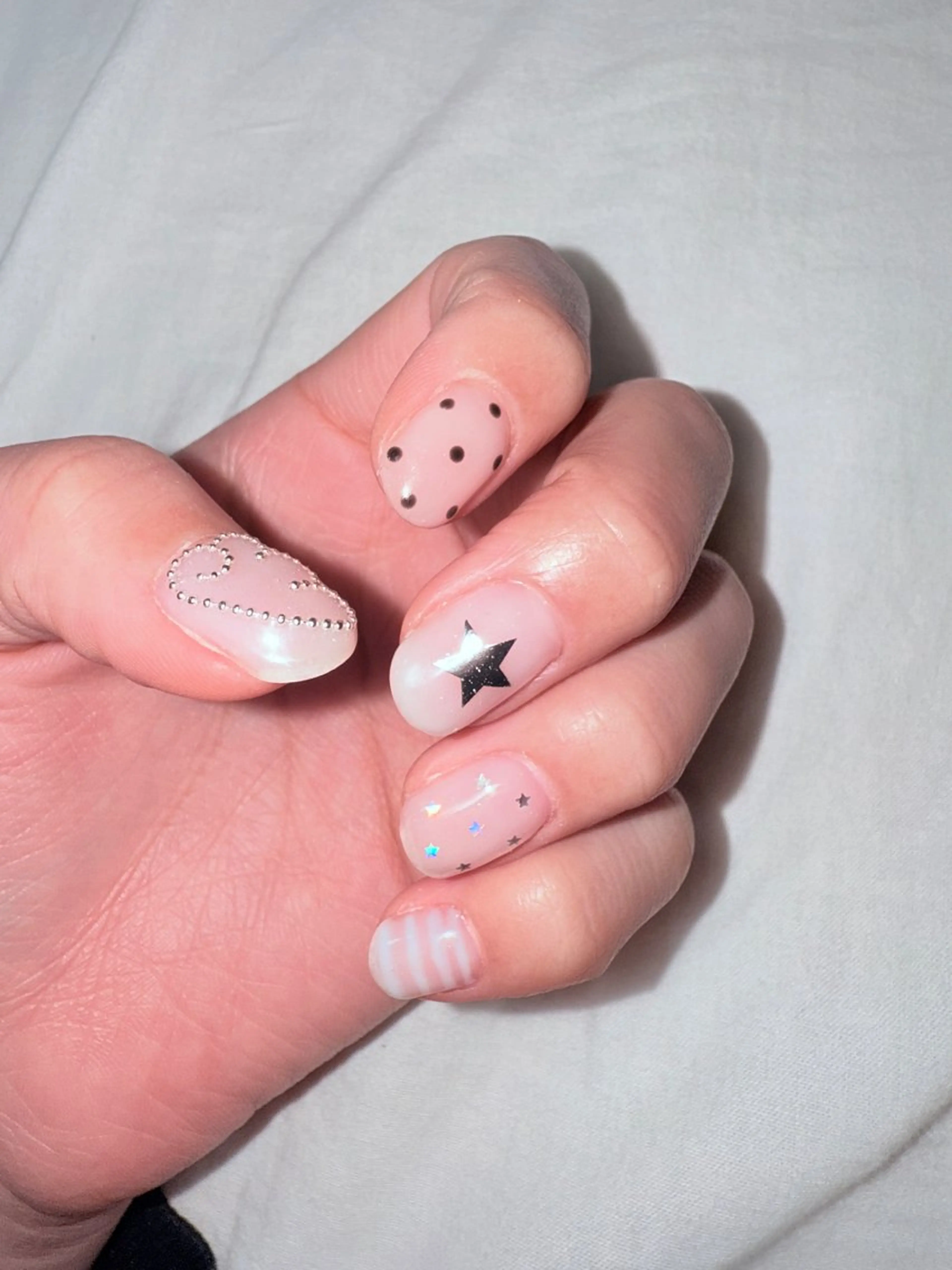 ネイル ドット ジェルネイル ガーリー cinq 瑞江店所属・cinq / yumi☆のネイルデザイン