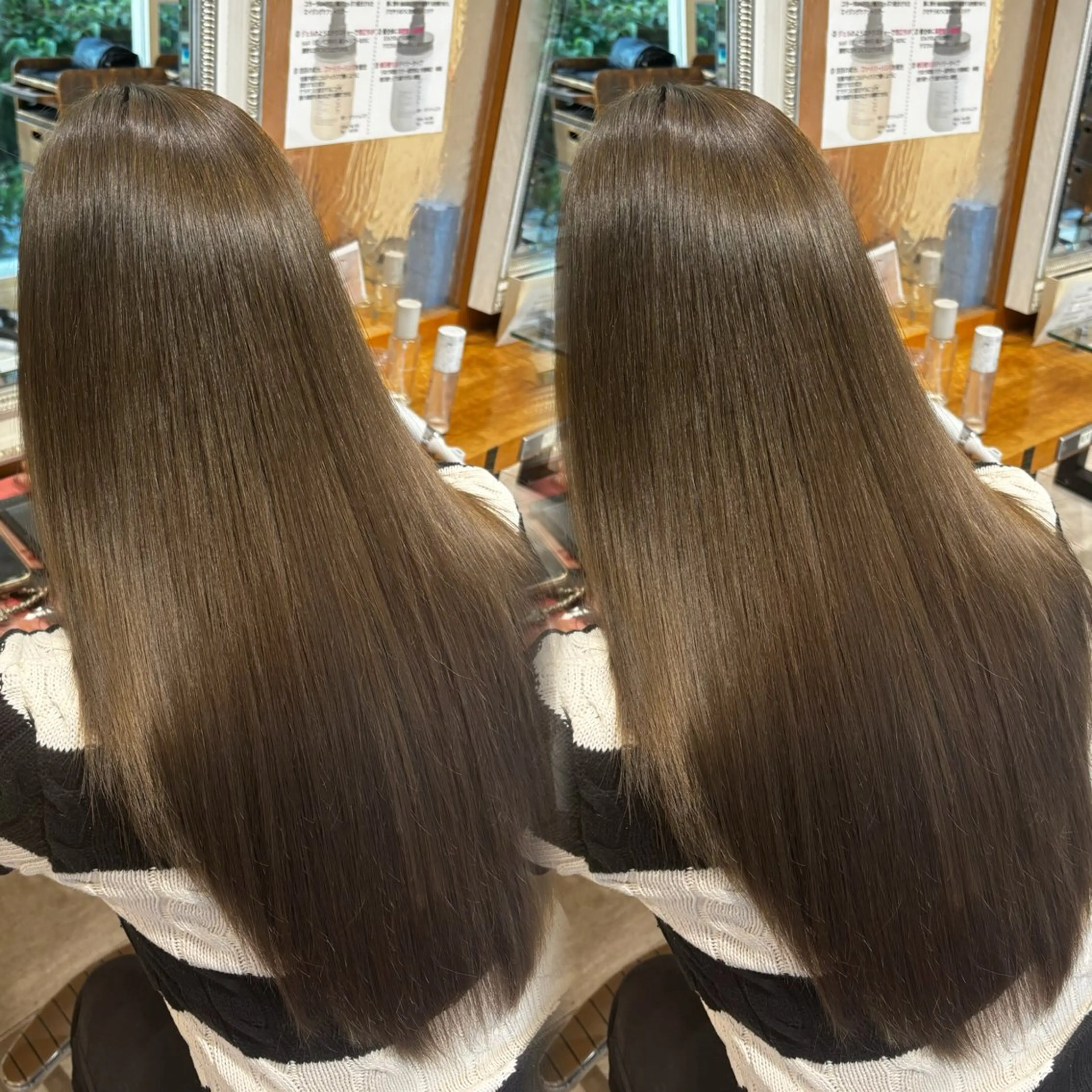 ✨️高濃度✨️💎髪質改善💎水素カラー＋持ち帰りミニシャンプートリートメントパウチ付きの写真