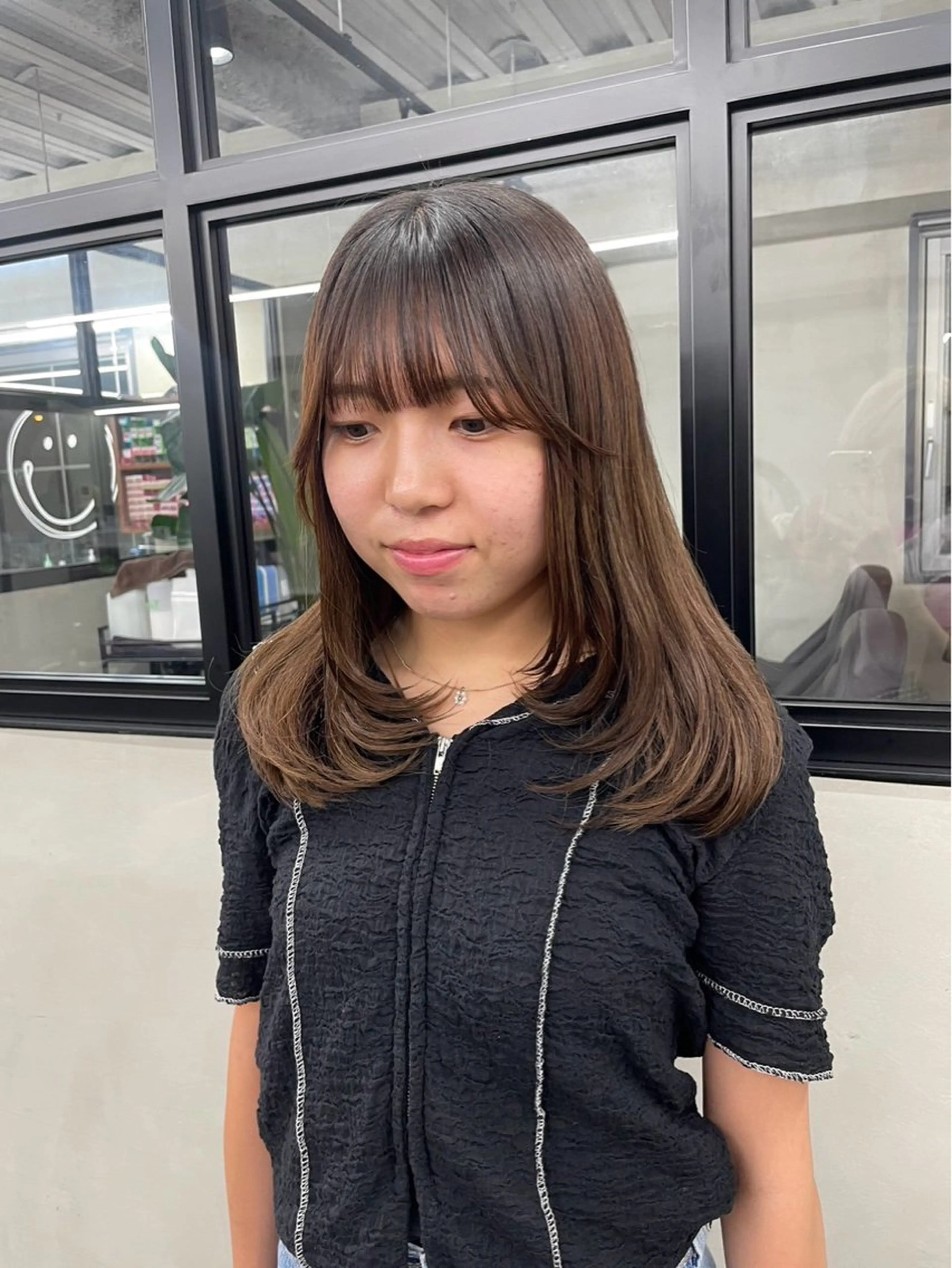 ミディアム カラー カット ヘアカラー 🌷横浜/レディース /縮毛/ さくら🌷のヘアスタイル