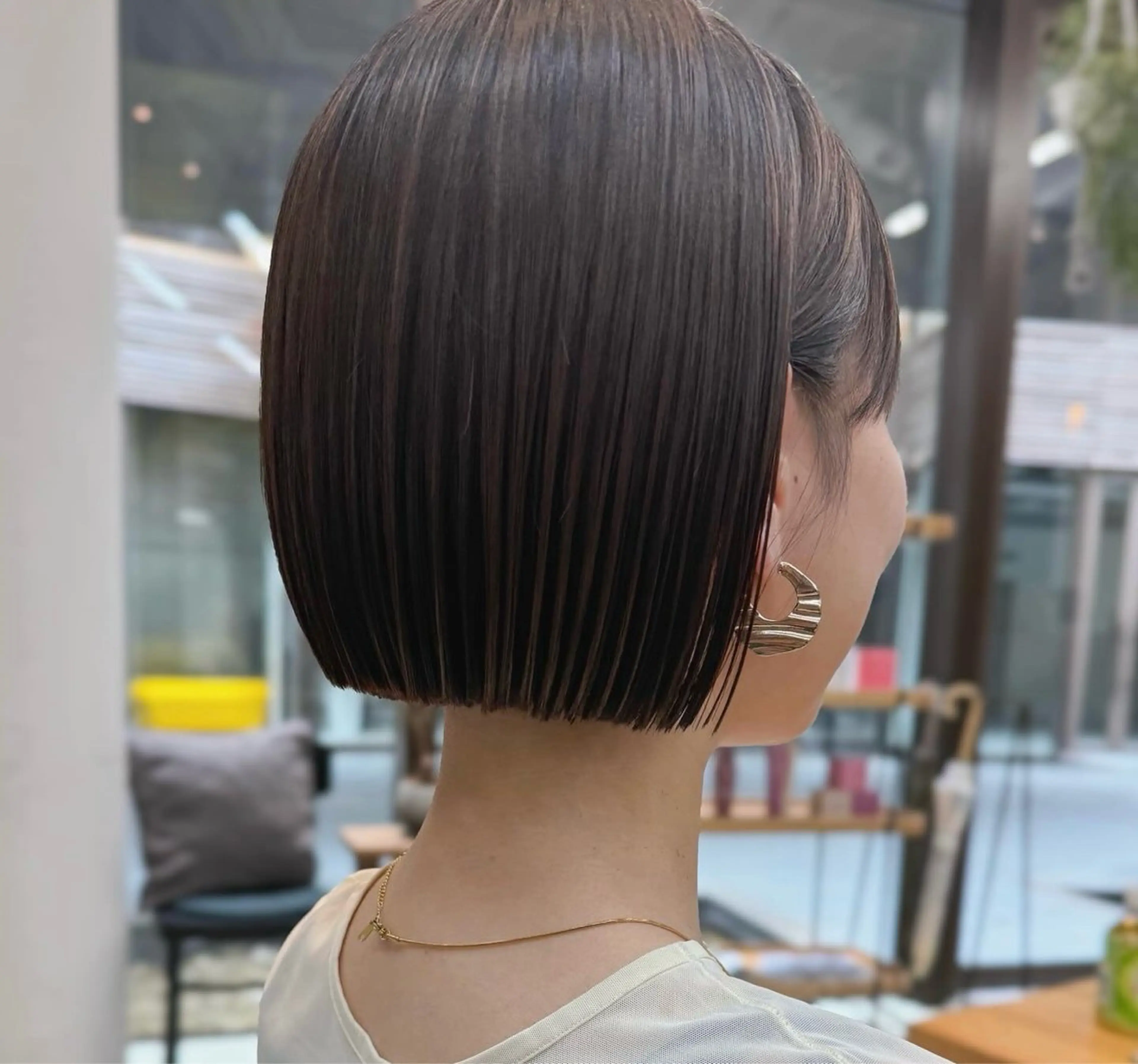 ショート カラー ベージュカラー ブラウンカラー ボブ ショートヘア mee.表参道所属・ボブ/ショート /パーマ/shinのヘアスタイル