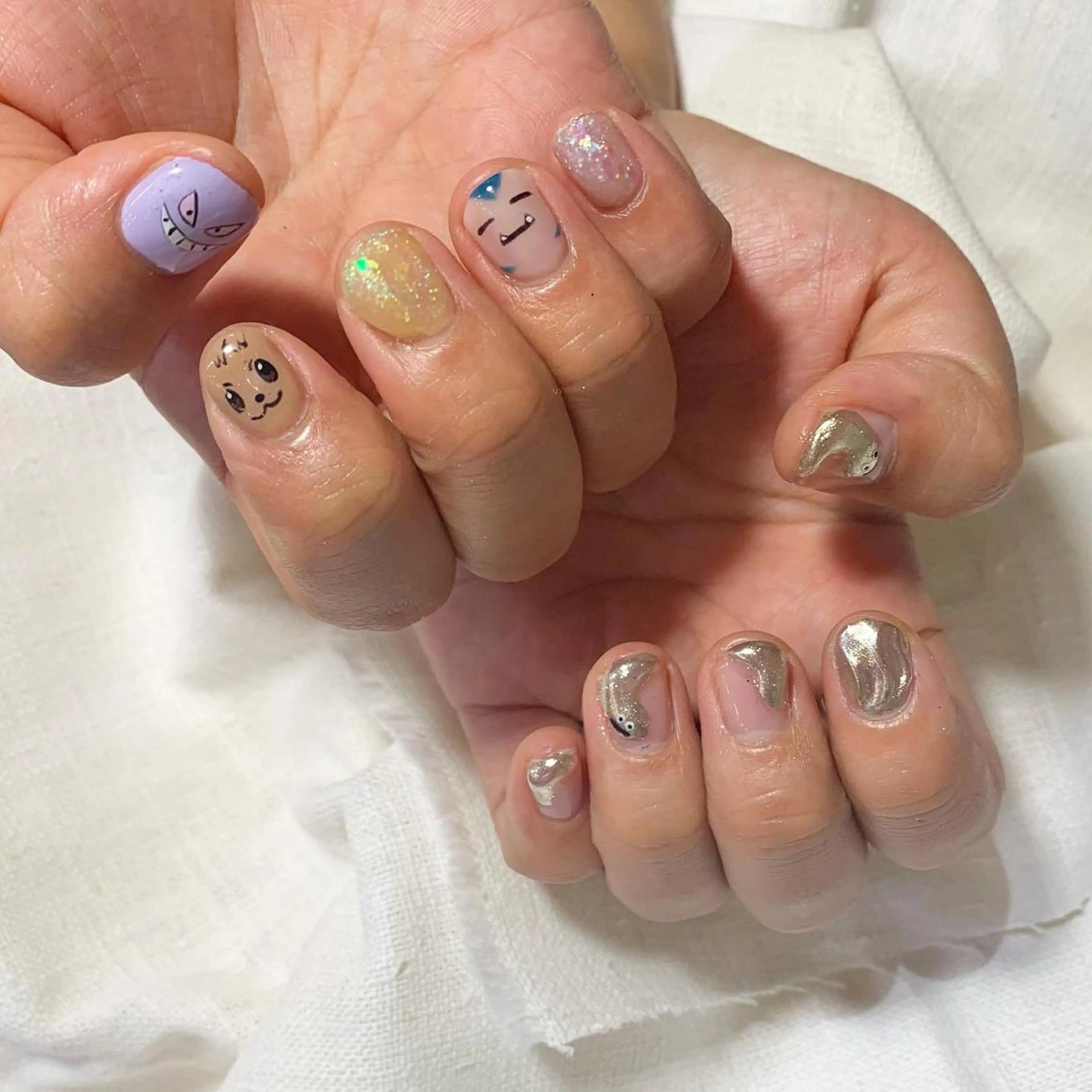 ネイル AOI✩⡱ y2kネイルのネイルデザイン