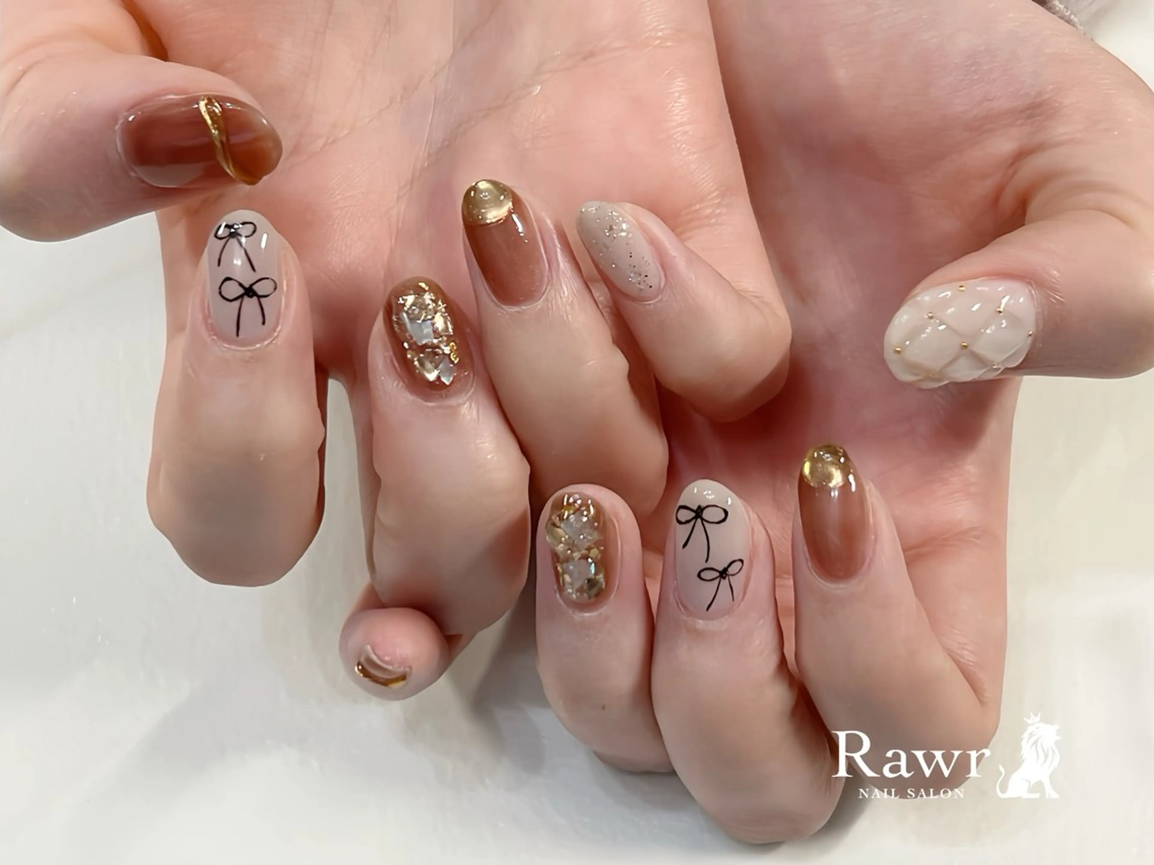 ネイル ハンドネイル Rawr / saoriのネイルデザイン