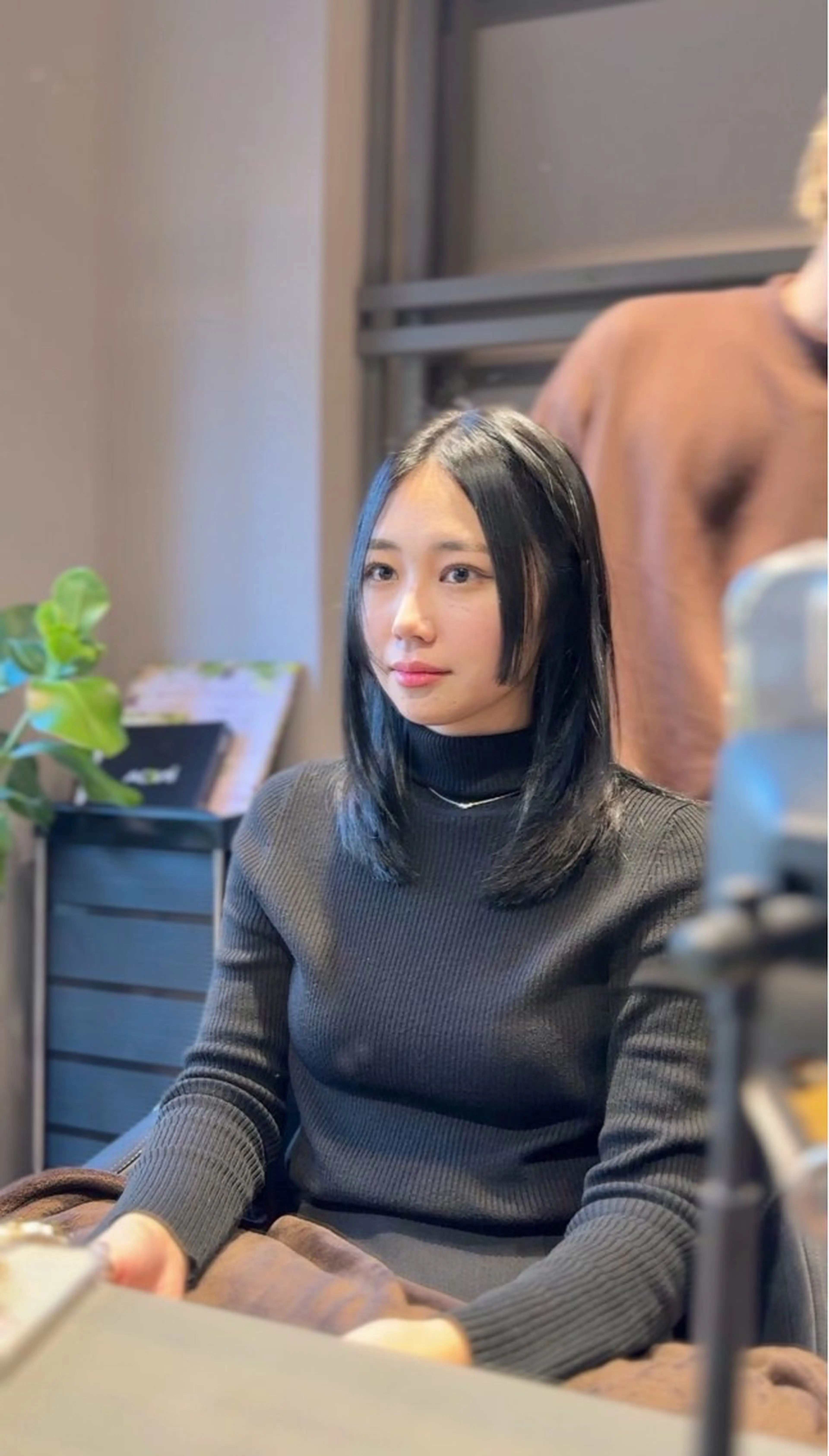 ミディアム カラー 髪質改善 トリートメント KURO/韓国ヘア /レイヤーカットのヘアスタイル