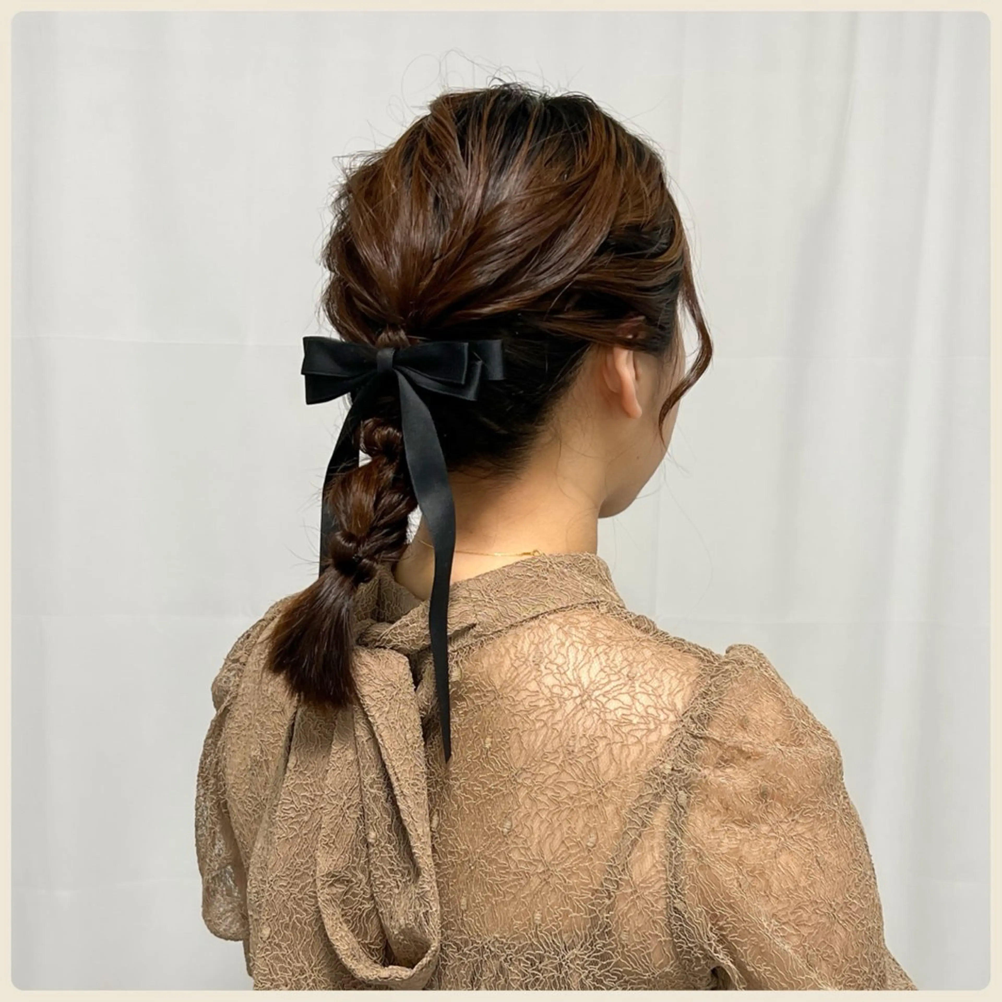 ミディアム ヘアアレンジ ヘアセット CHATEAU TERRACE所属・似合うヘアメイク🪞 CHATEAUのヘアスタイル