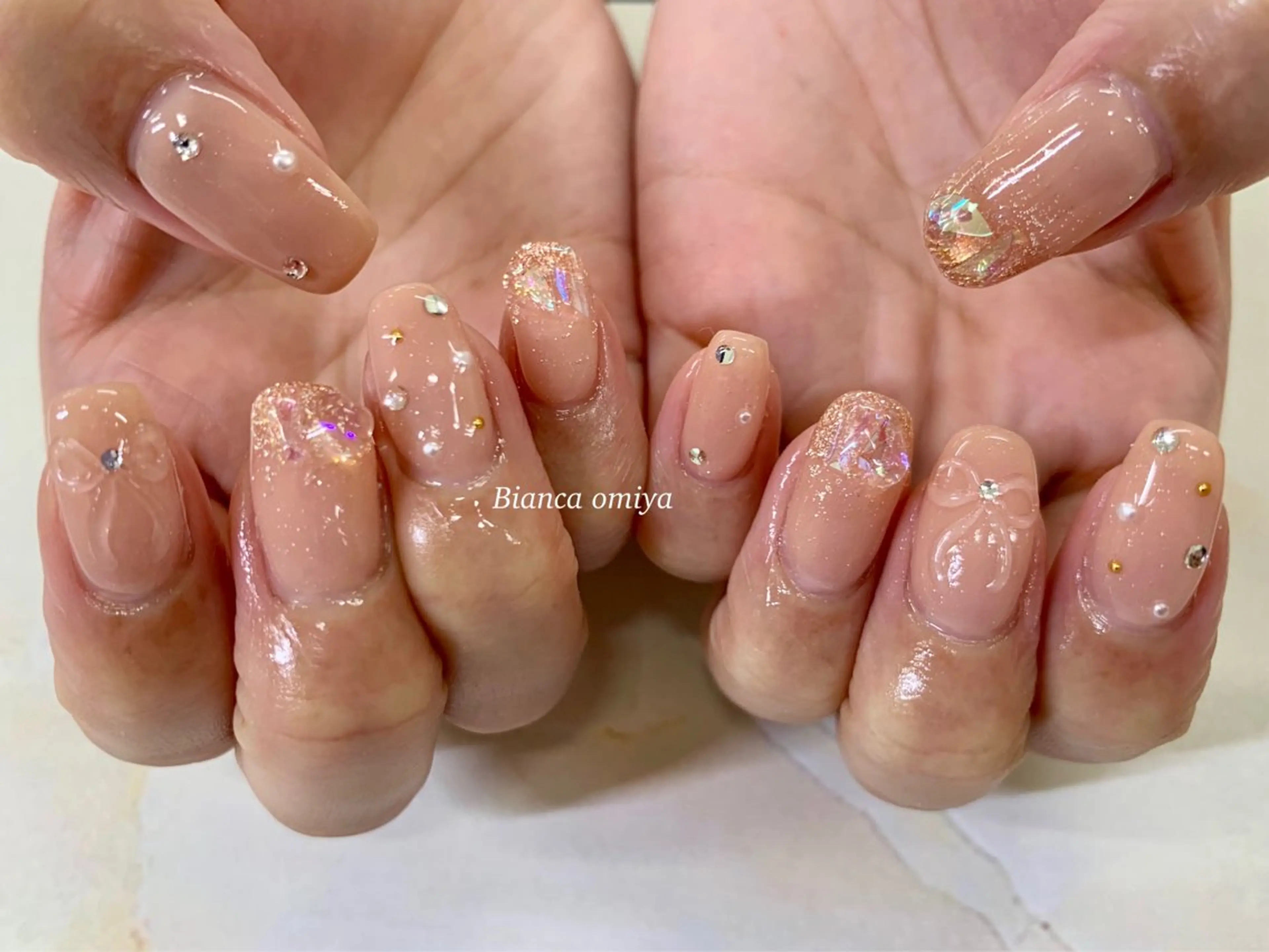 ネイル Bianca大宮 katoᕱ⑅ᕱﾞのネイルデザイン