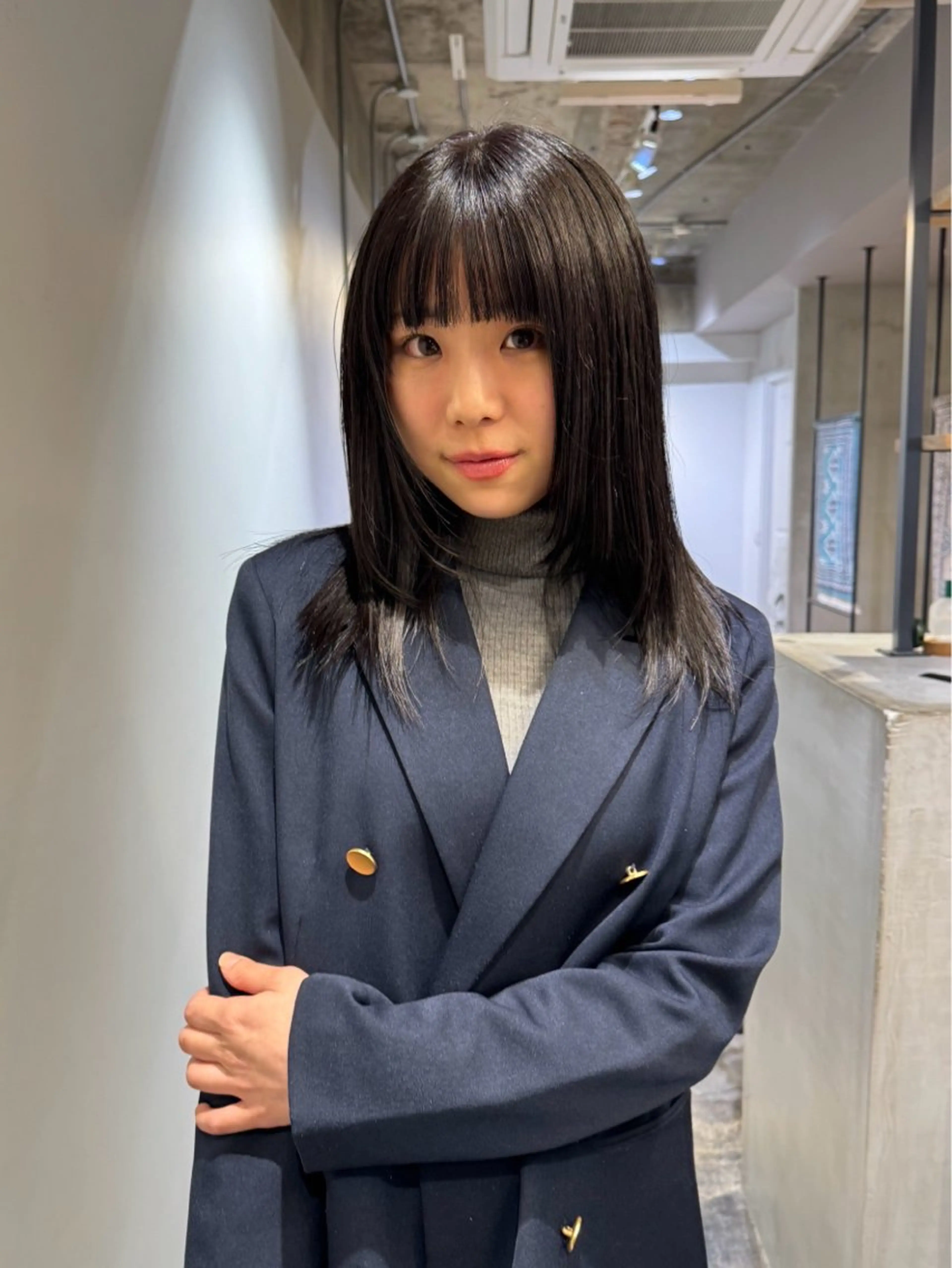 ミディアム カラー カット ヘアカラー トリートメント ロエ平尾山荘所属・ショート/ハイライト /平尾/薬院/綜一郎のヘアスタイル