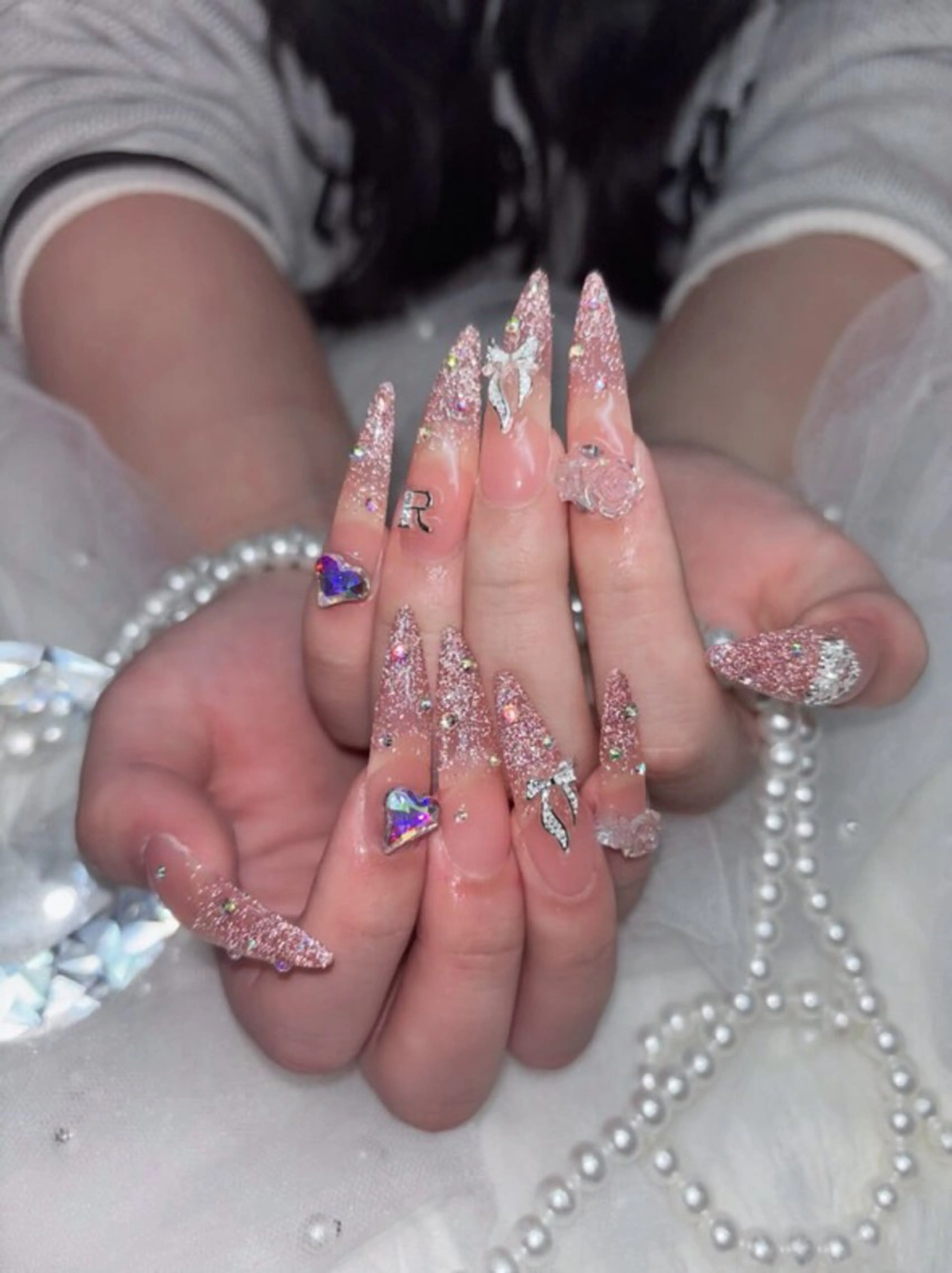 ネイル スカルプネイル ワンホンネイル icy nail れいあのネイルデザイン