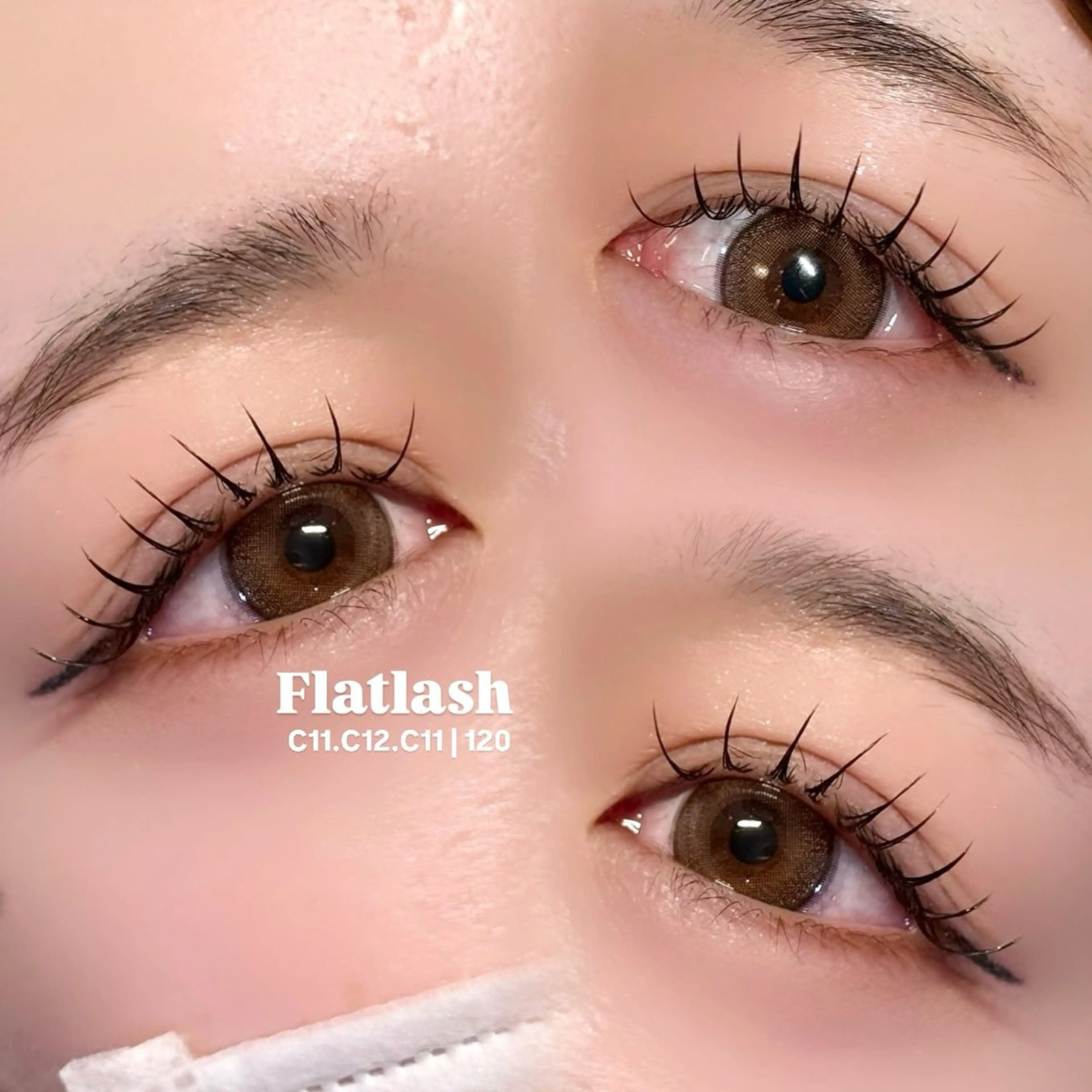 【💎ミニモ限定💎】人気No.2!!!✨　《オフ&コーティング込》フラットラッシュ120本の写真