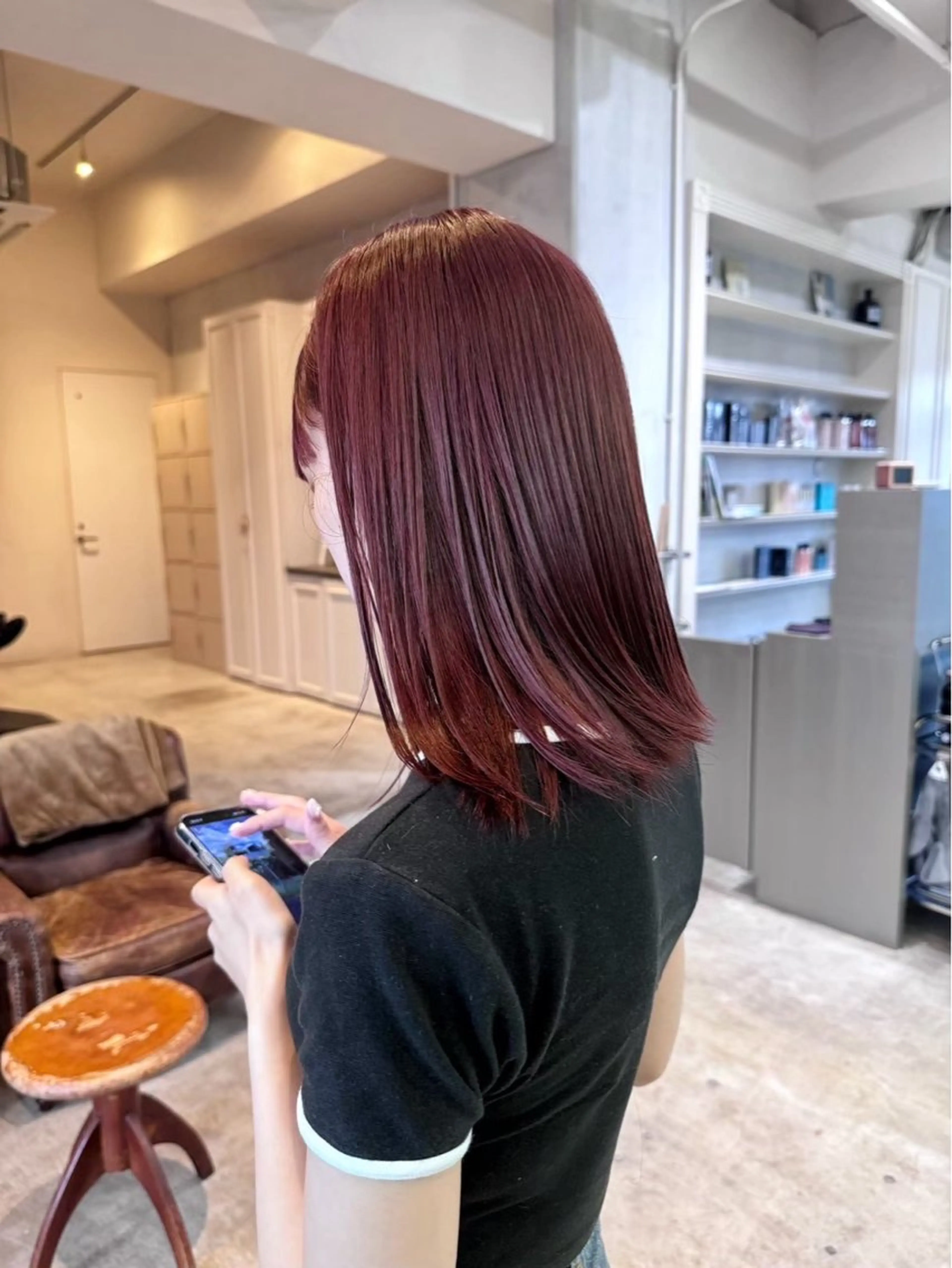 カラー Glimpseあやね 🎀大濠のヘアスタイル