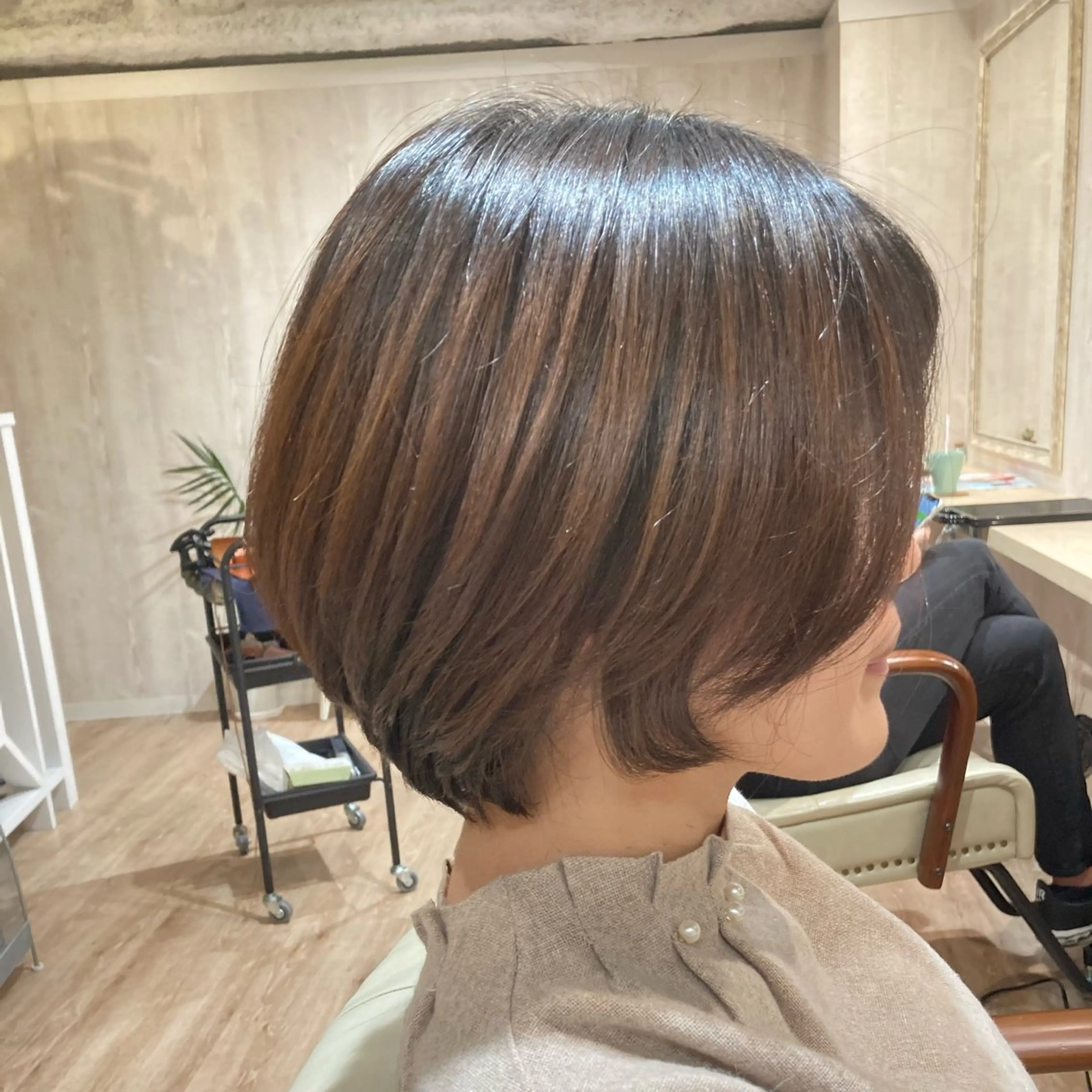 ショート ショートボブ ボブ ショートヘア カット トリートメント TELA HAIR南流山店所属・TELA HAIR Annaのヘアスタイル
