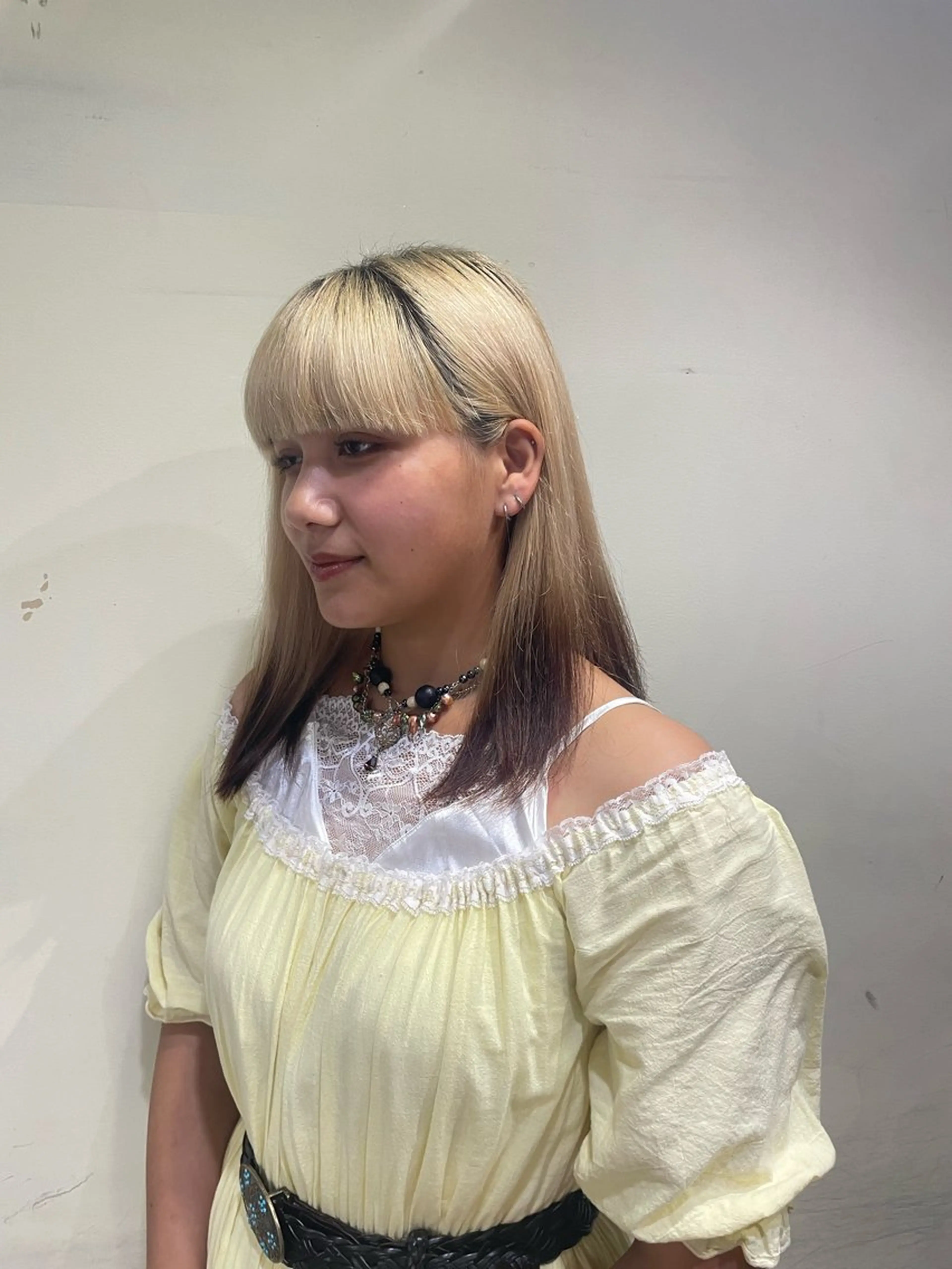 セミロング カラー salon de Milk所属・韓国ヘア/艶髪/ ガーリー/ラナ🎀のヘアスタイル