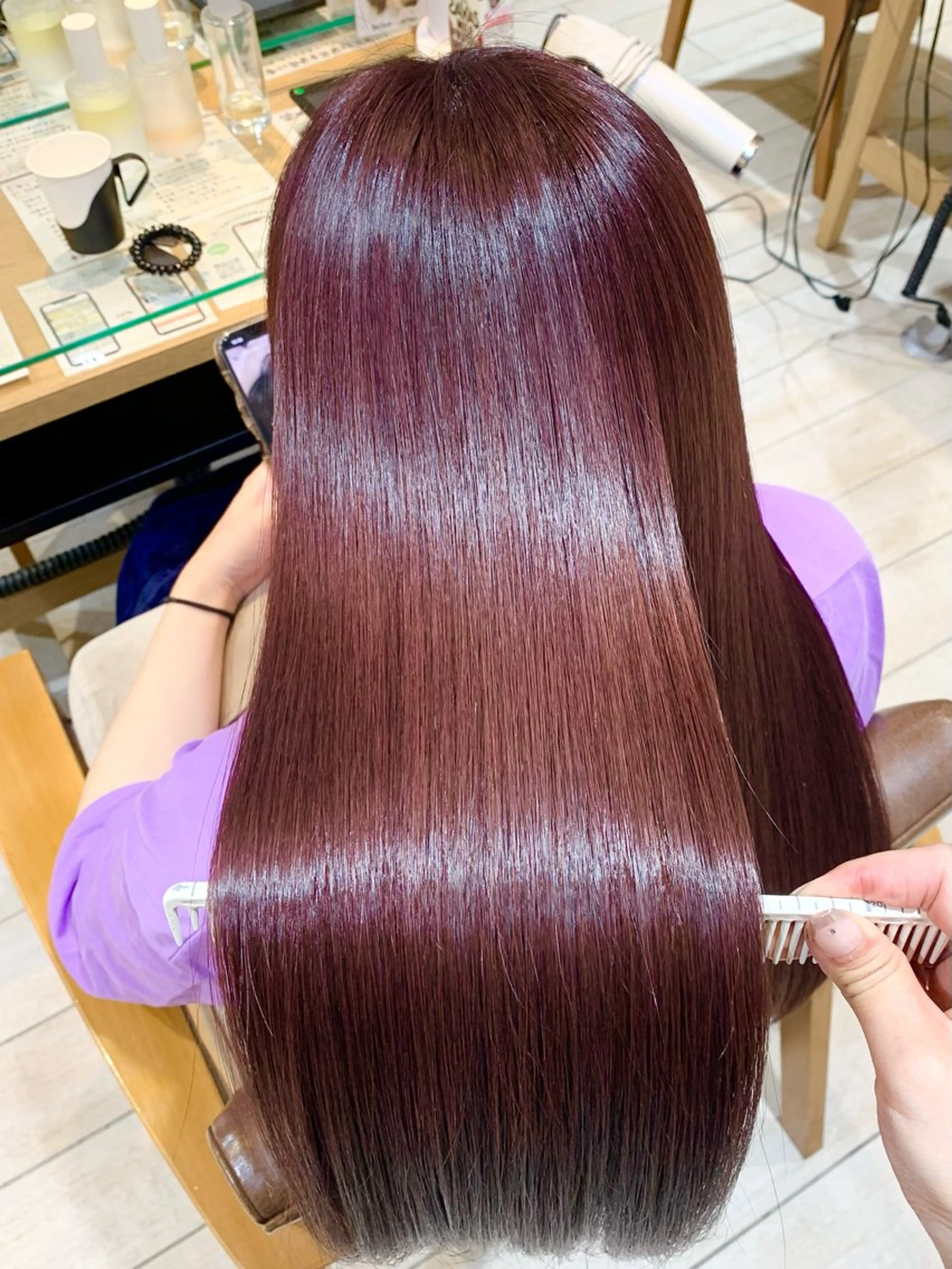 🌟カット＋カラー＋1step髪質改善トリートメント🌟の写真