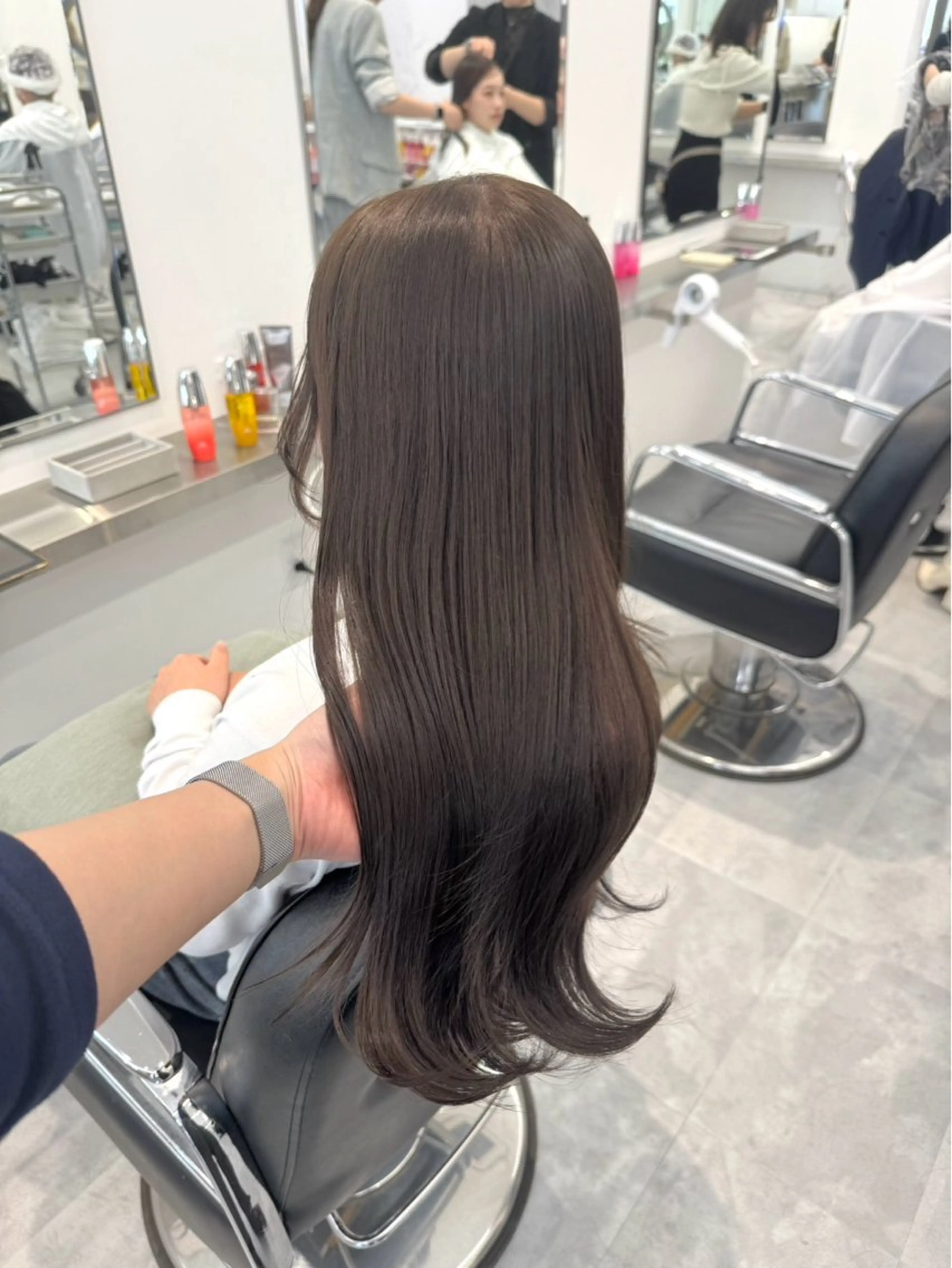 ロング カラー ヘアカラー ParveMix🍀 藤原愛未のヘアスタイル