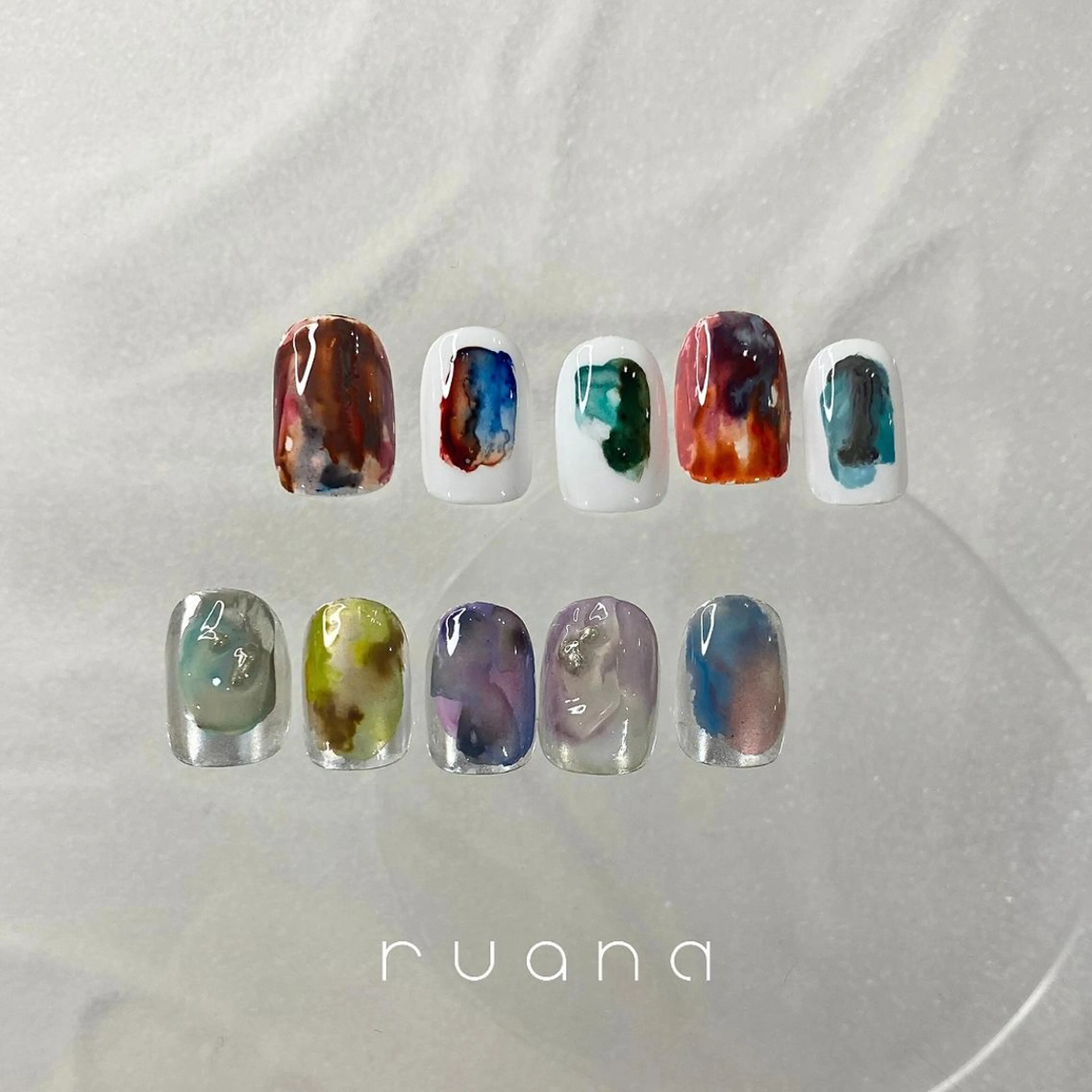 ネイル ハンドネイル 阿武 美海のネイルデザイン