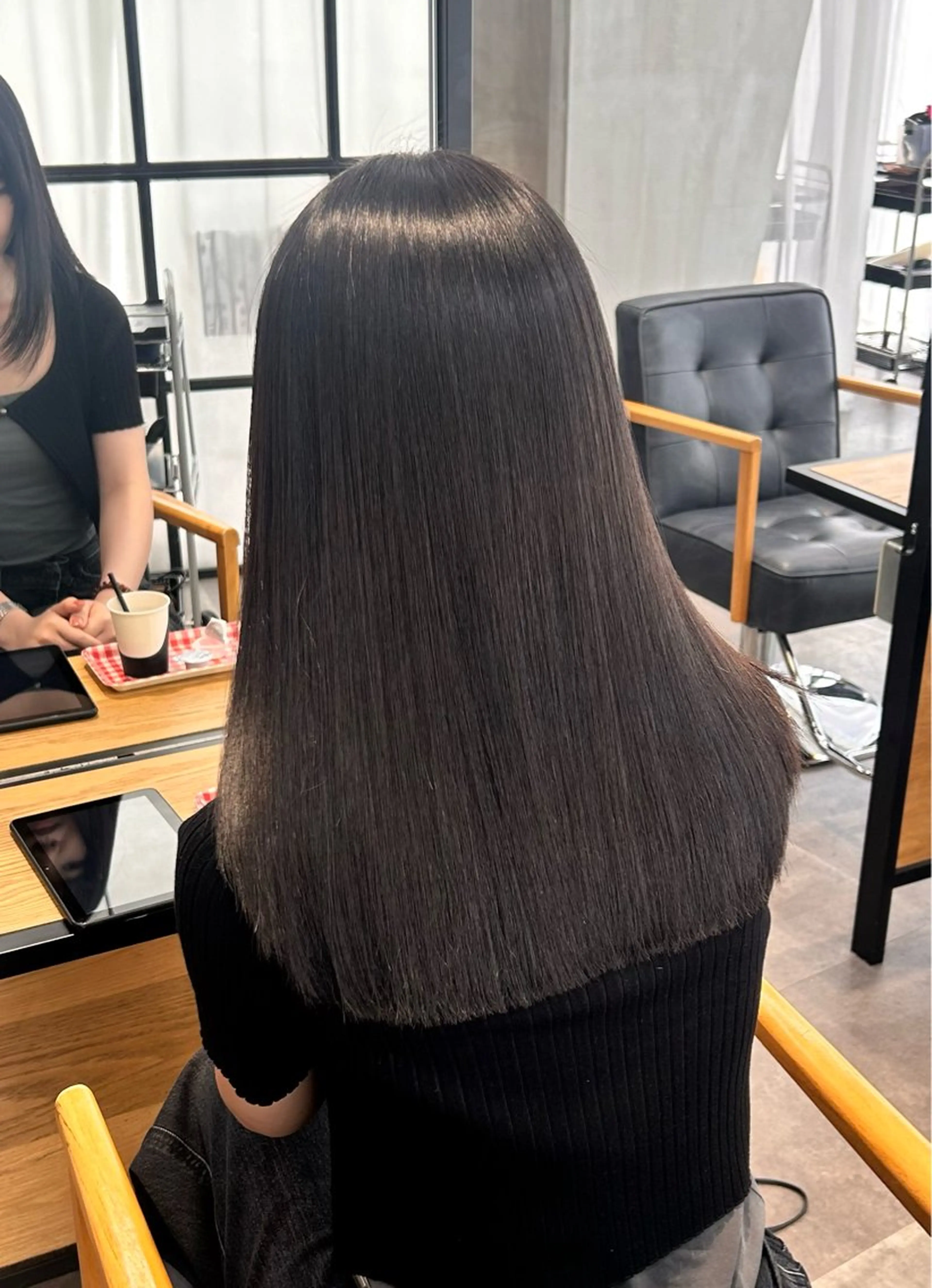 セミロング カラー 韓国×髪質改善カラー 💎hinaのヘアスタイル