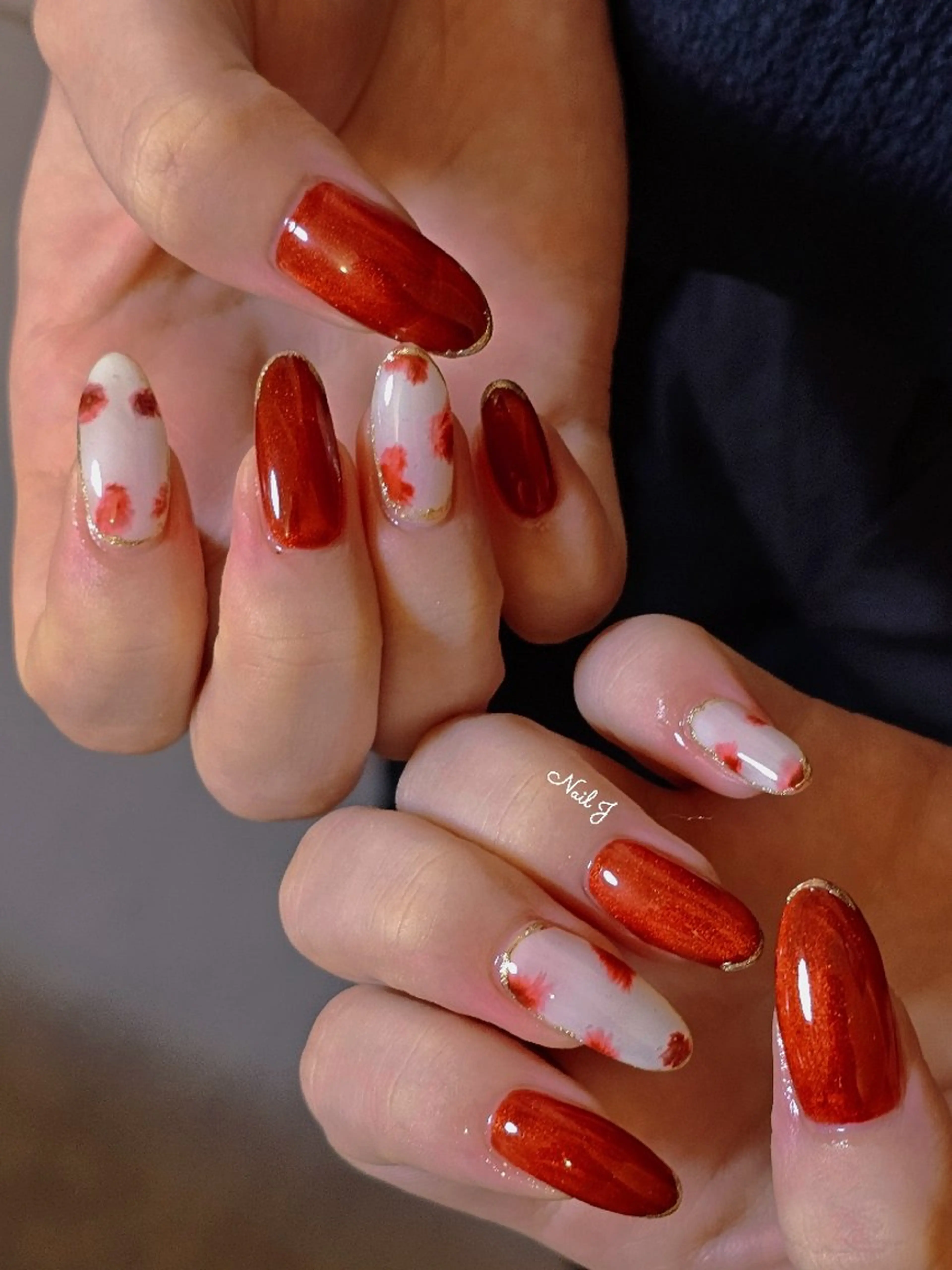 ネイル 韓国ネイル 持ち込み ハンドネイル Nail Jのネイルデザイン