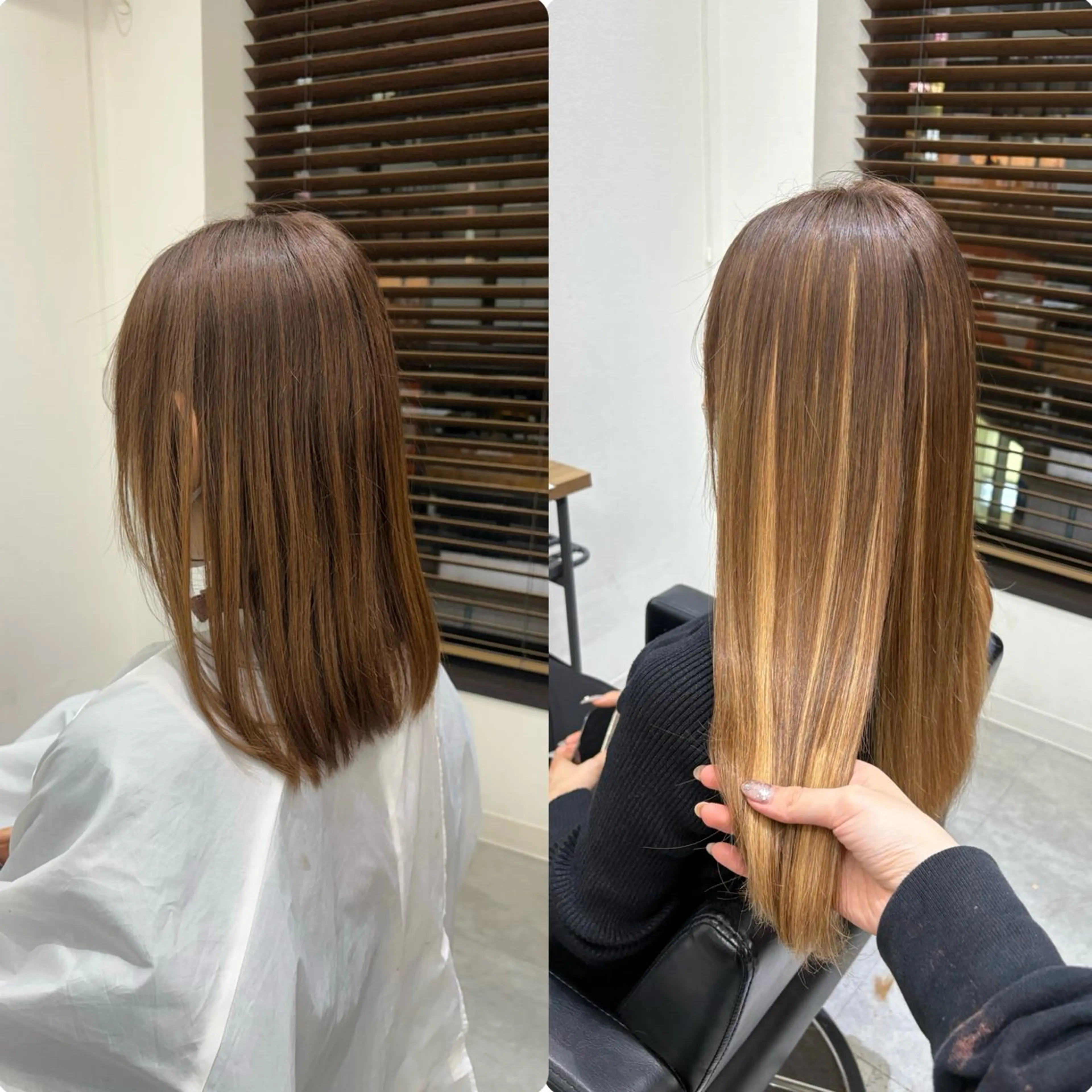 ロング ロング エクステ ENA💗NEXT /ハイトーンエクステのヘアスタイル