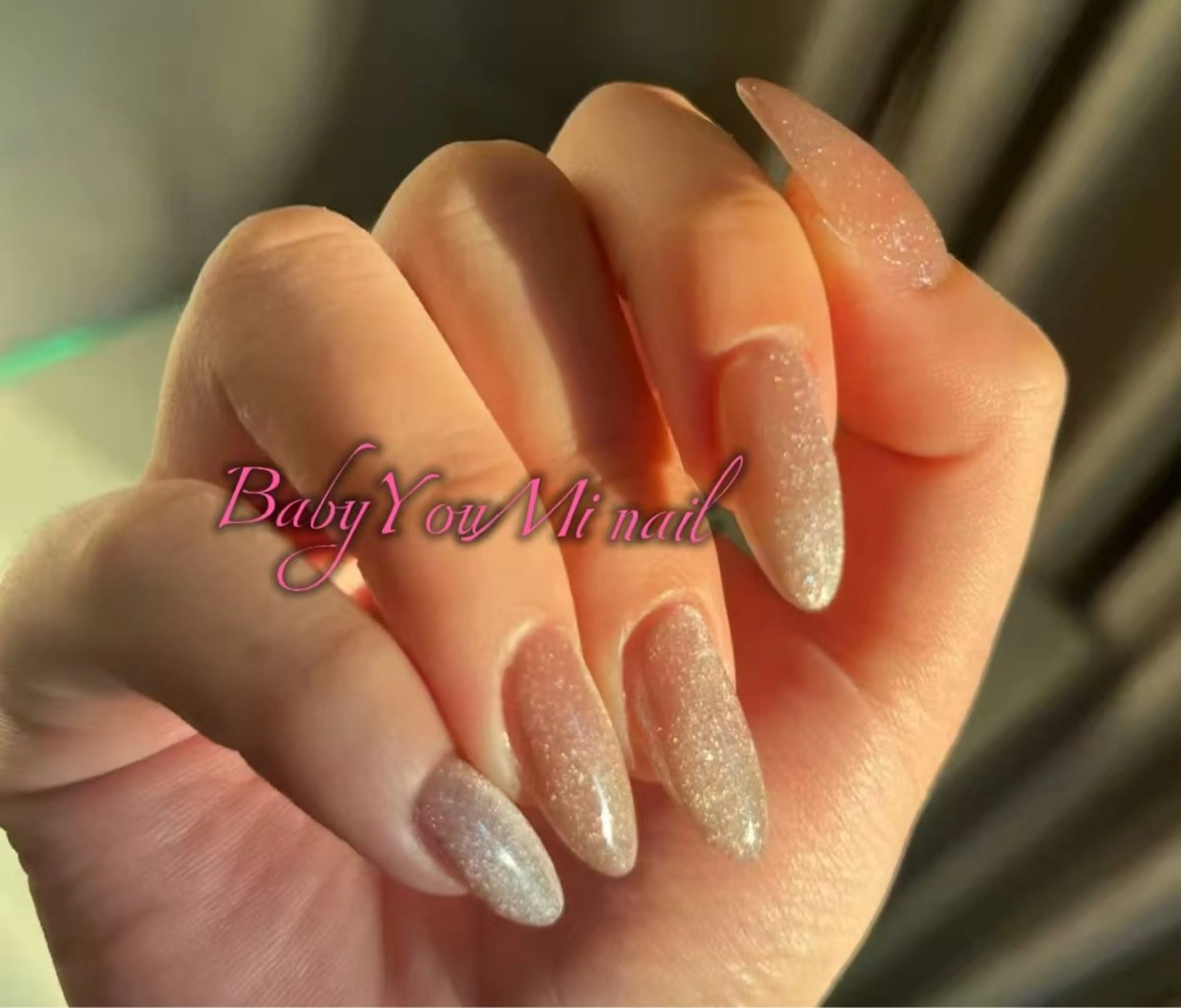 ネイル オーロラネイル フラワーネイル フットネイル フレンチネイル ジェルネイル ハンドネイル BabyYouMi ねねのネイルデザイン