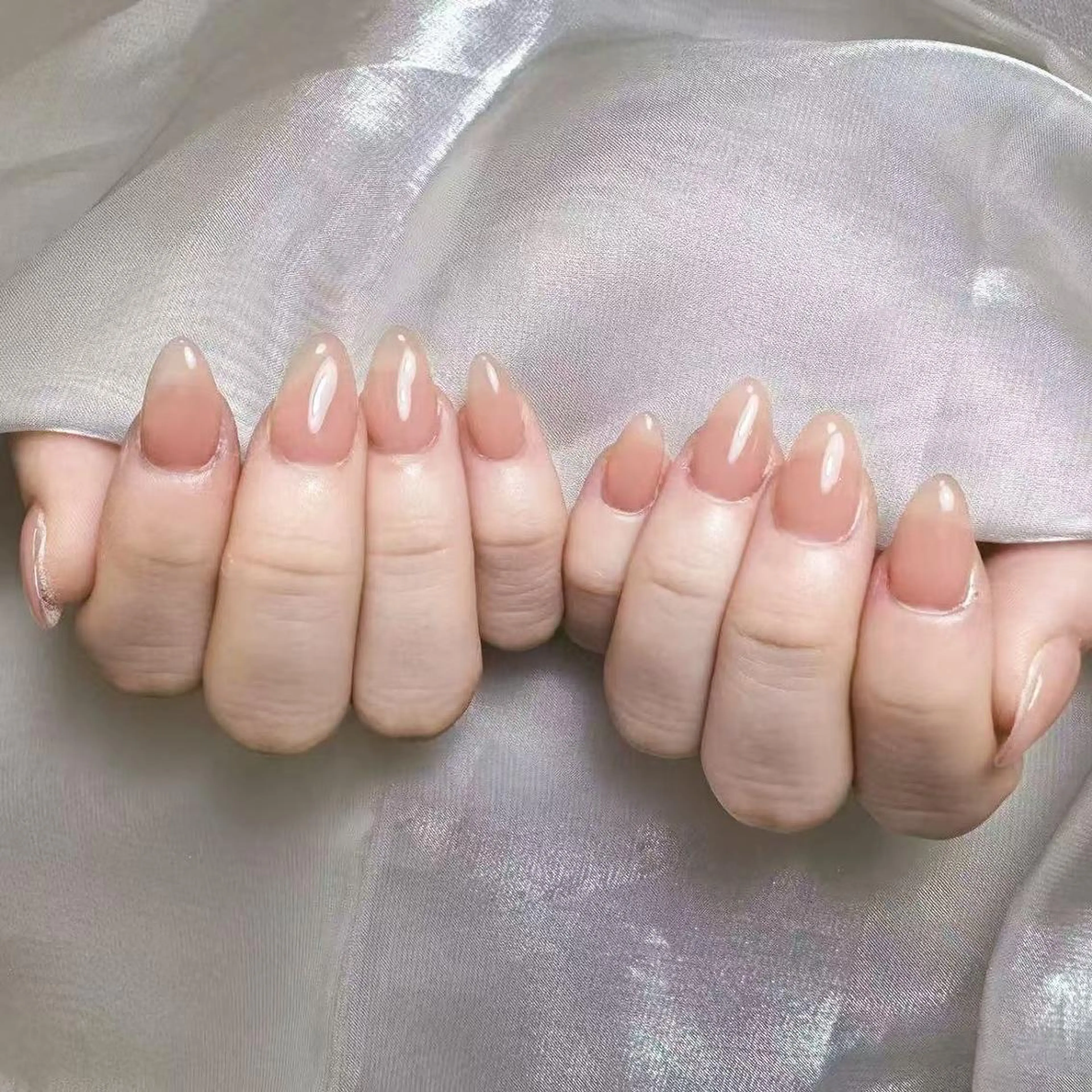 ネイル アートネイル オーロラネイル ガーリー キラキラネイル 韓国ネイル YUKI_ Monster💟のネイルデザイン