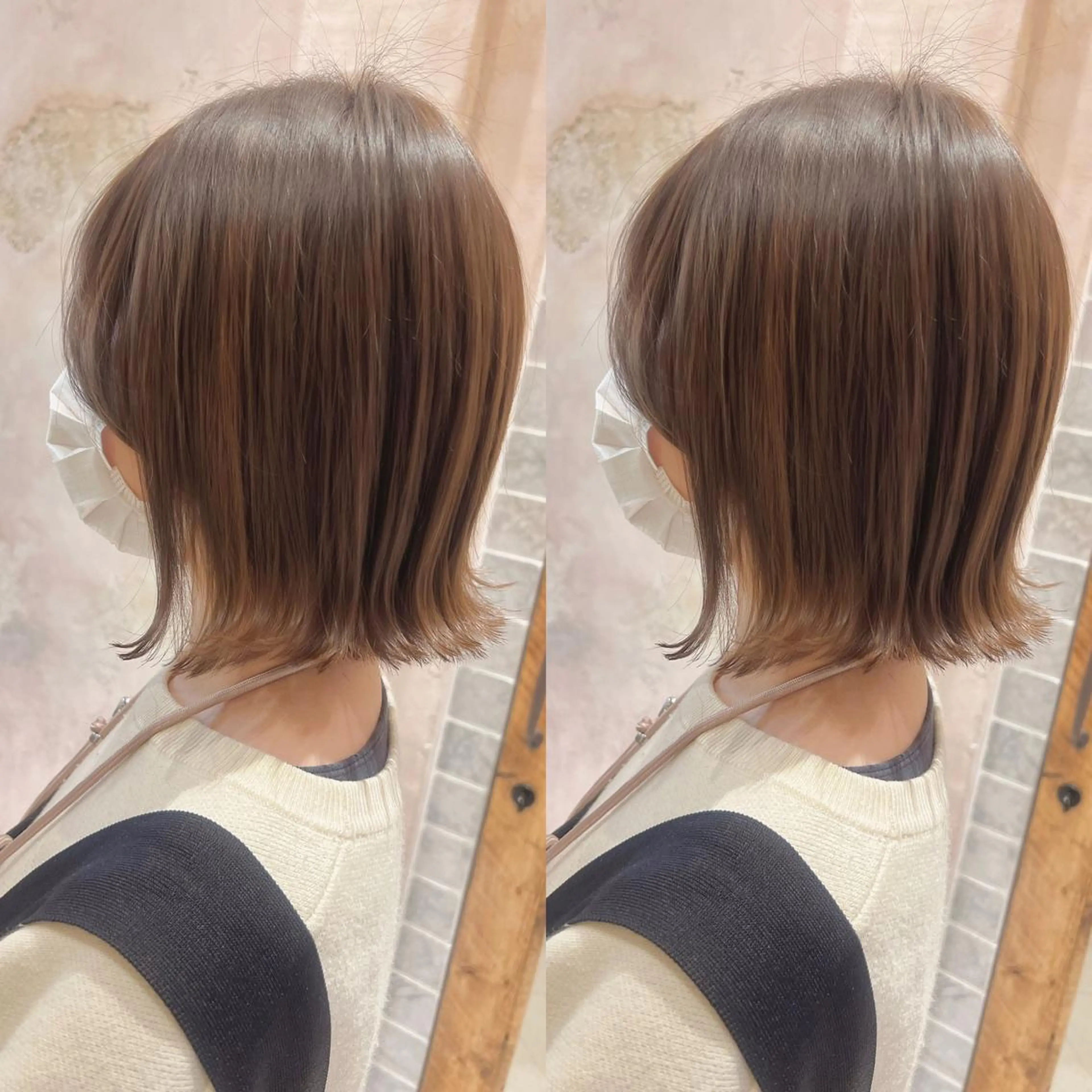 ミディアム カラー MIKU /ボブ/外ハネボブのヘアスタイル