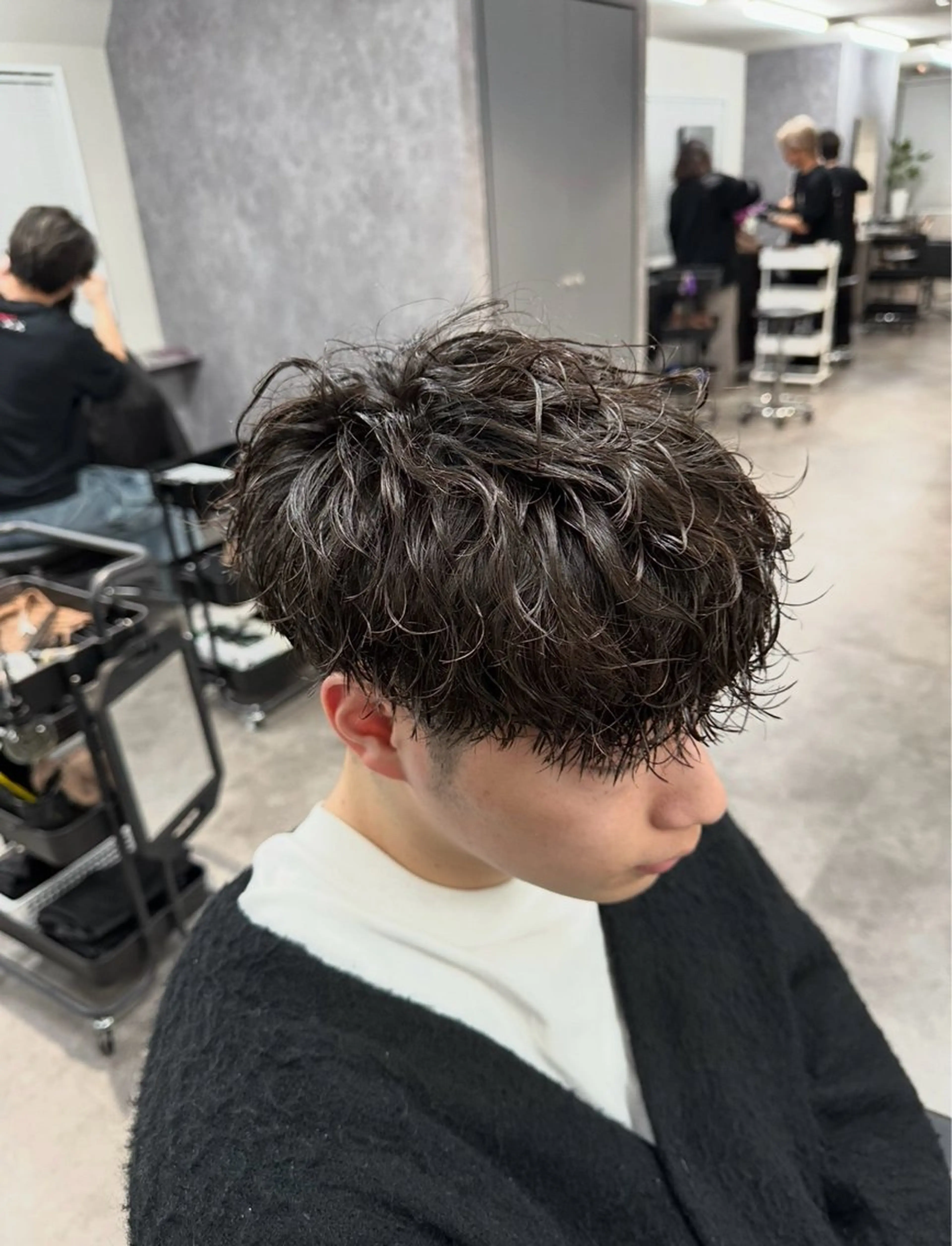 パーマ カット パーマ トリートメント シャドウパーマ/立川 メンズ/コタロウのヘアスタイル