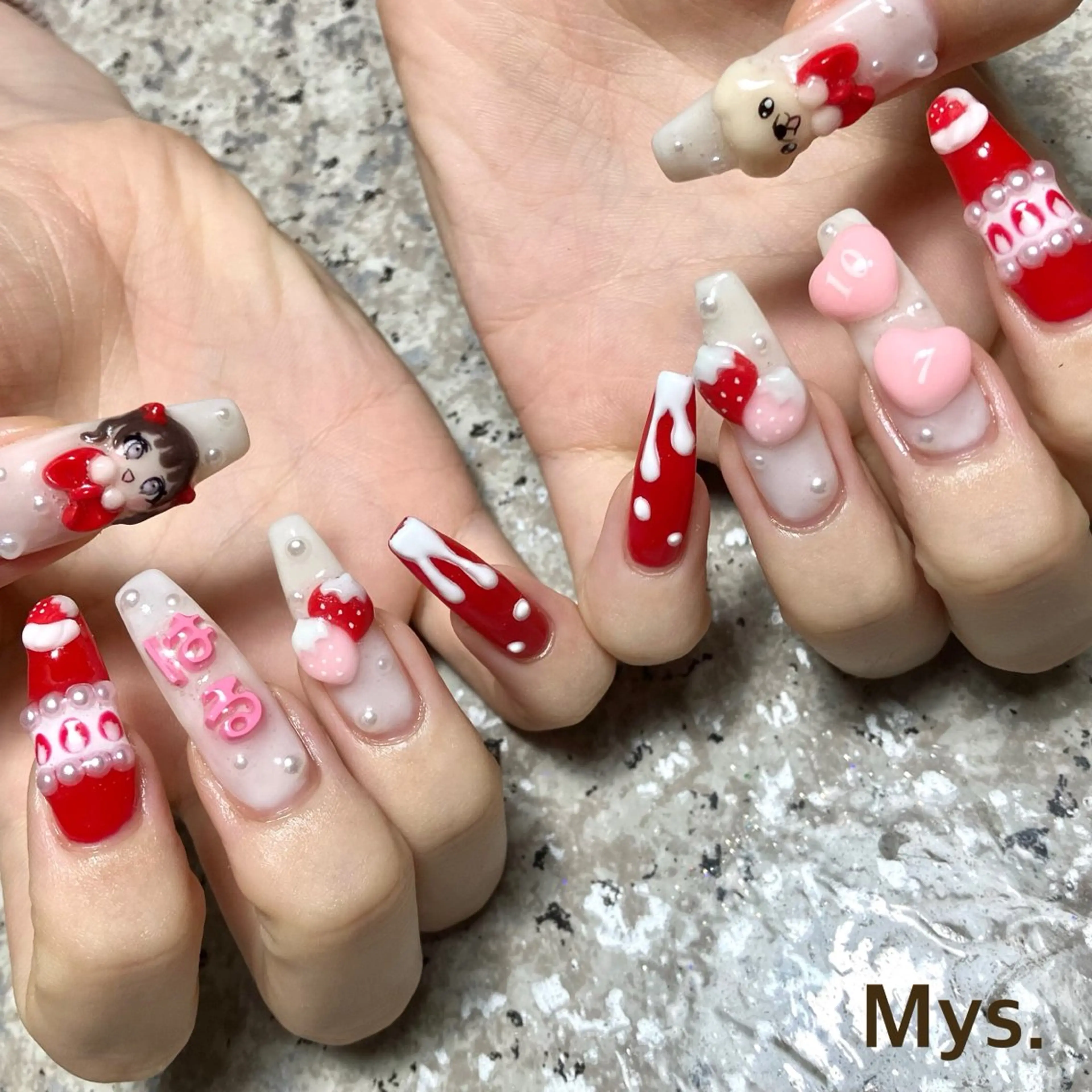 ネイル ハンドネイル Mys. 三上紗紀のネイルデザイン