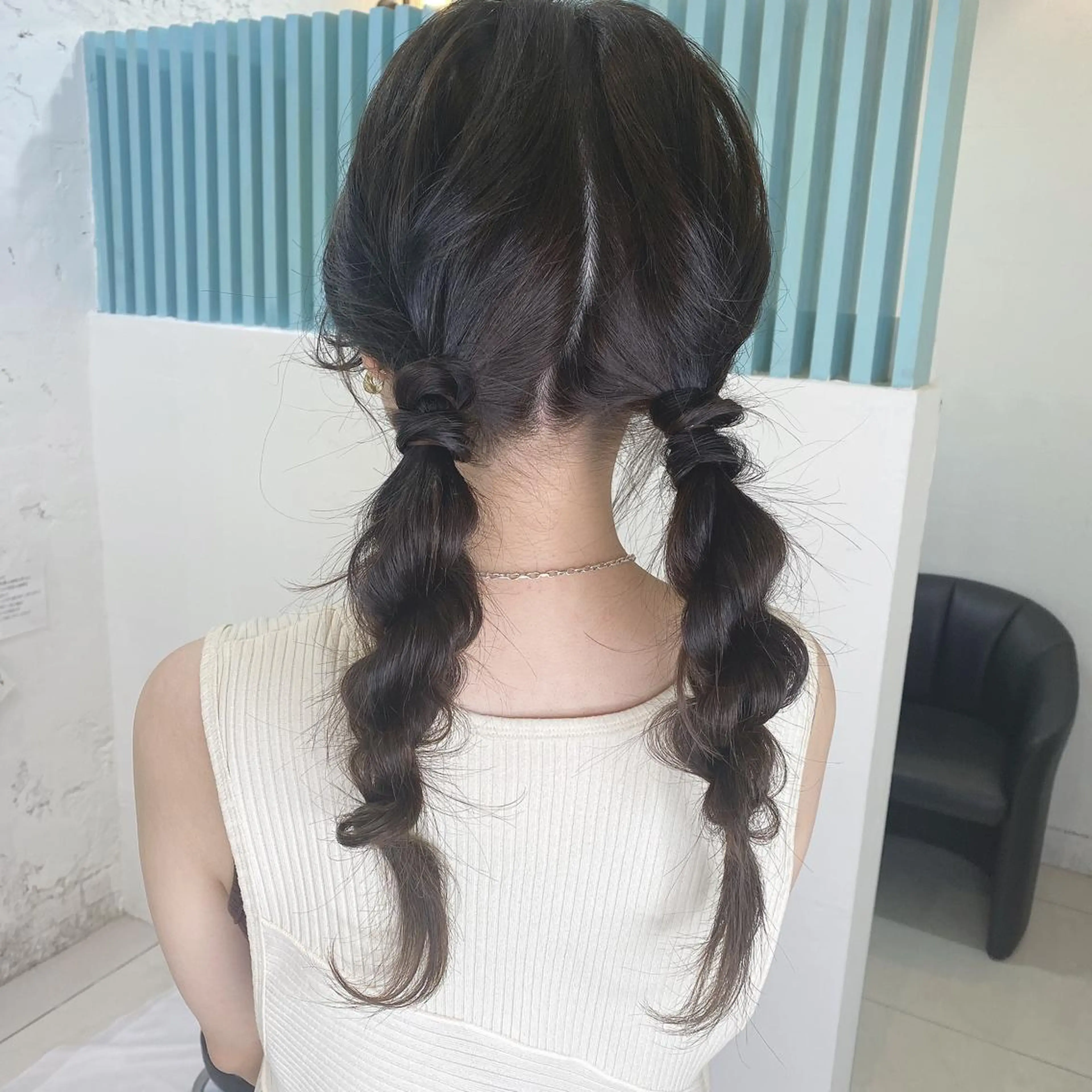 セミロング カラー ヘアアレンジ マツエク・マツパ Noah's　Ark所属・透明感カラー🫧ヘア セット🫧松本菜月の眉毛・アイブロウイメージ