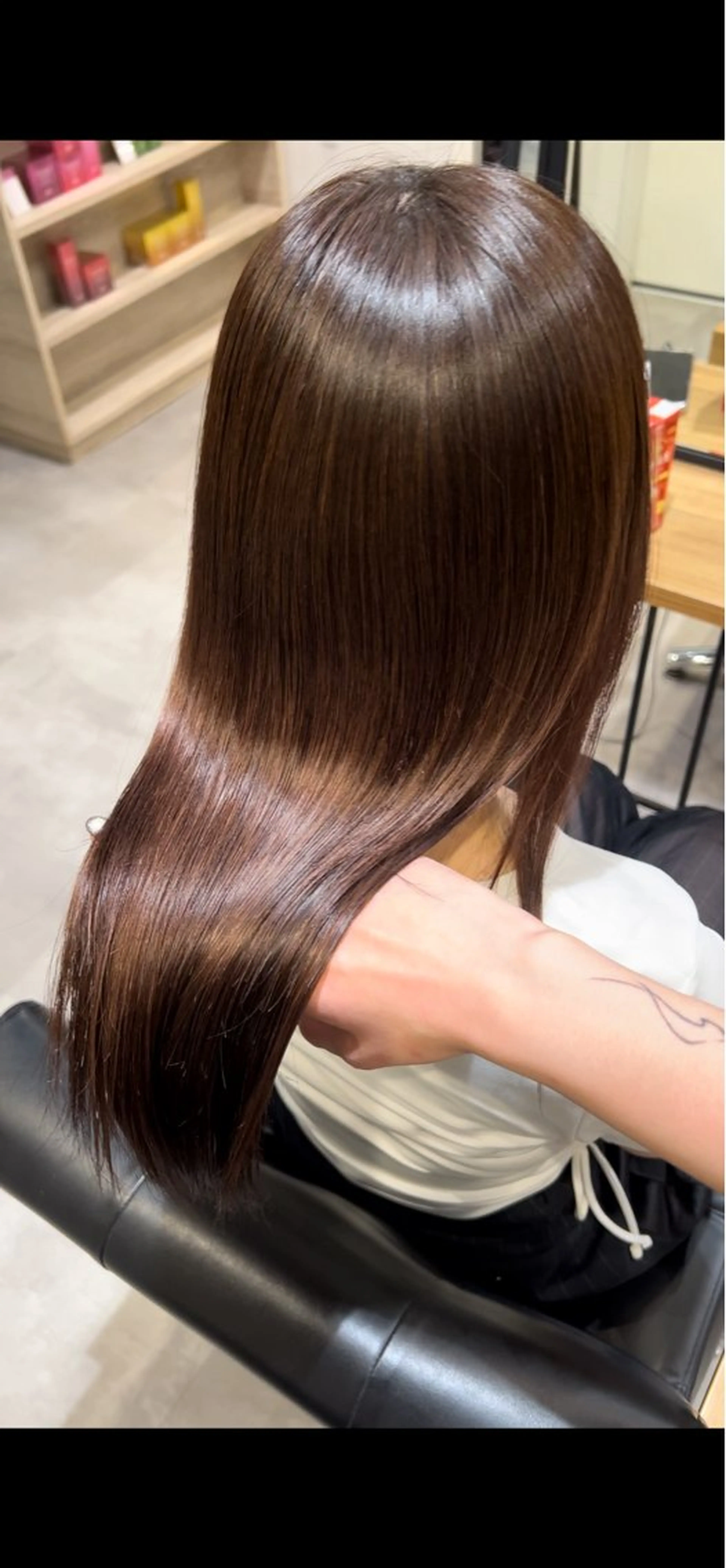 セミロング 🩶💜寒色カラー/ ゆずほのヘアスタイル