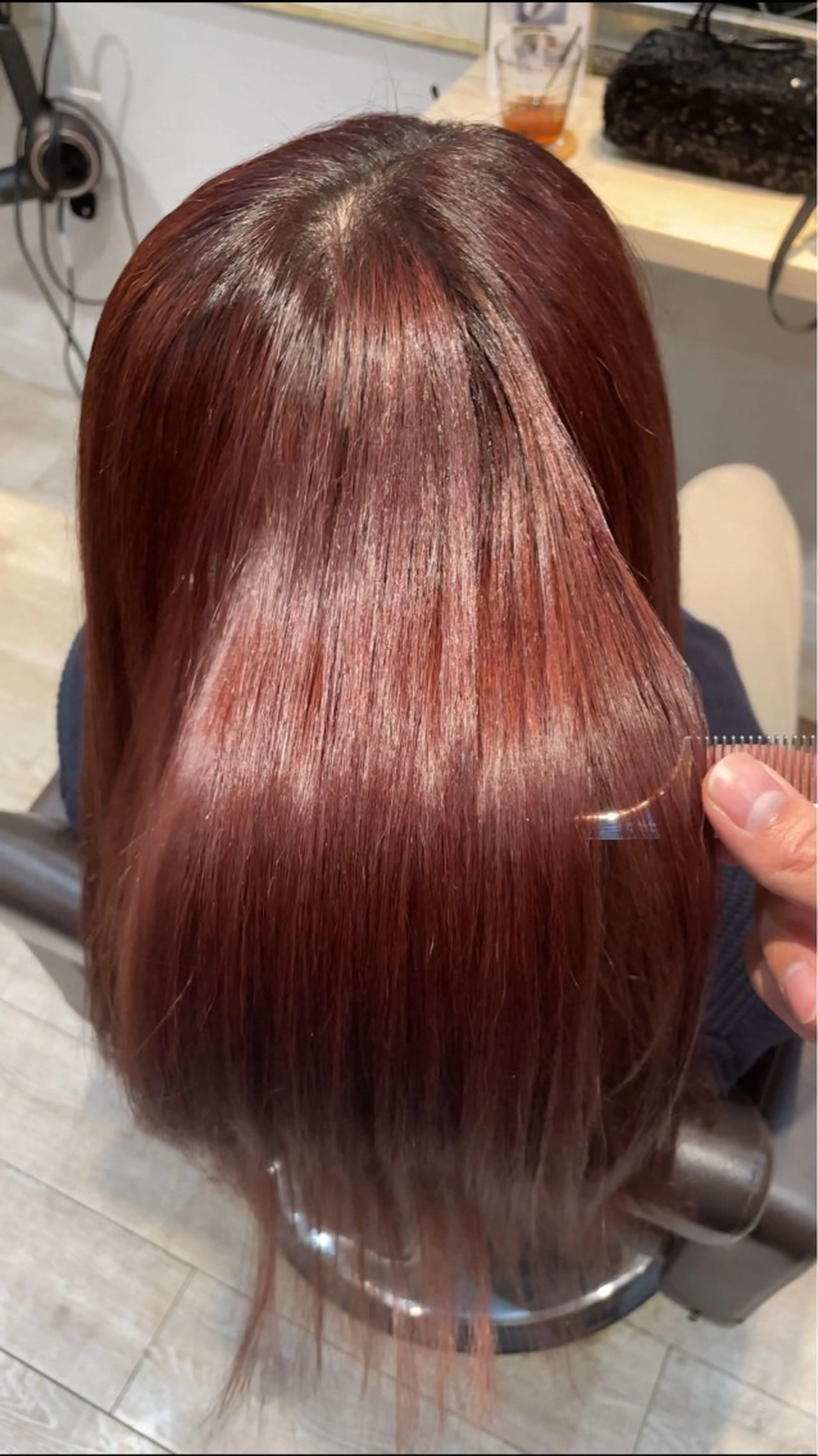 ✨ブリーチ毛縮毛矯正＋自社開発髪質改善✨カット5cm以上の写真