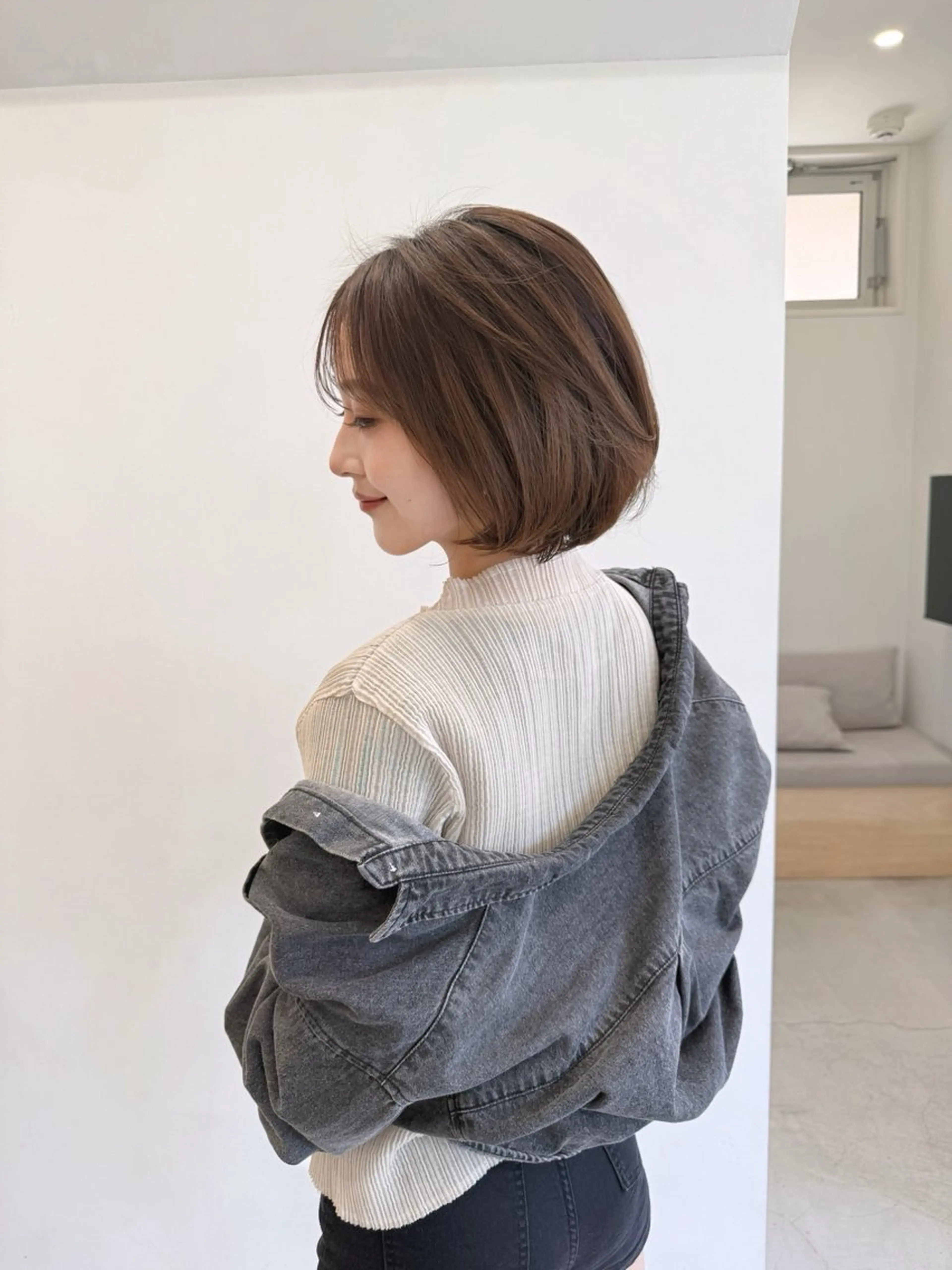ショート 💛🤍U too e’s 鎌倉🧸のヘアスタイル