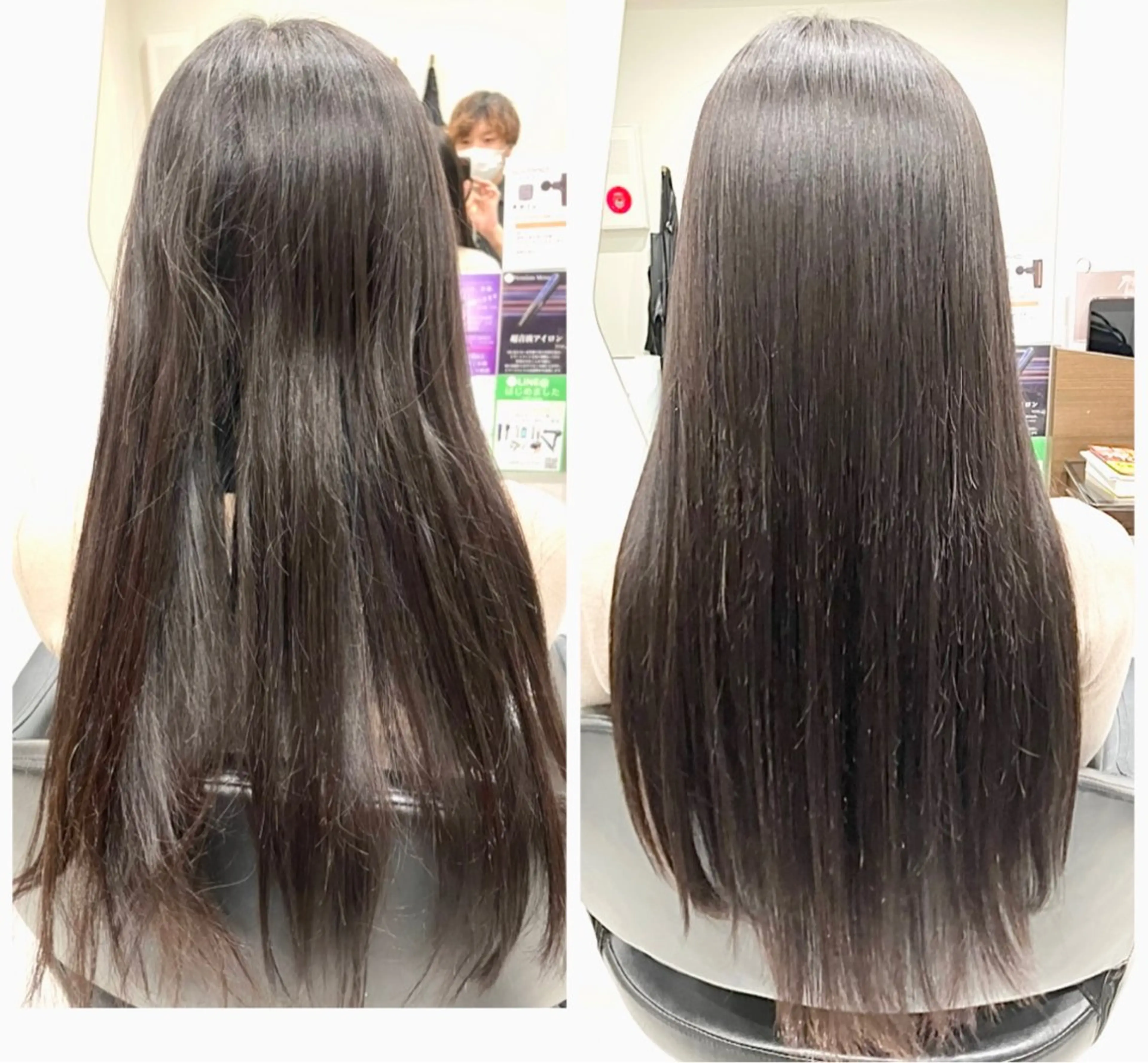 ロング 髪質改善 トリートメント 縮毛矯正 ウルフ・ハイレイヤー 🌟ナカノ・ユウヤのヘアスタイル