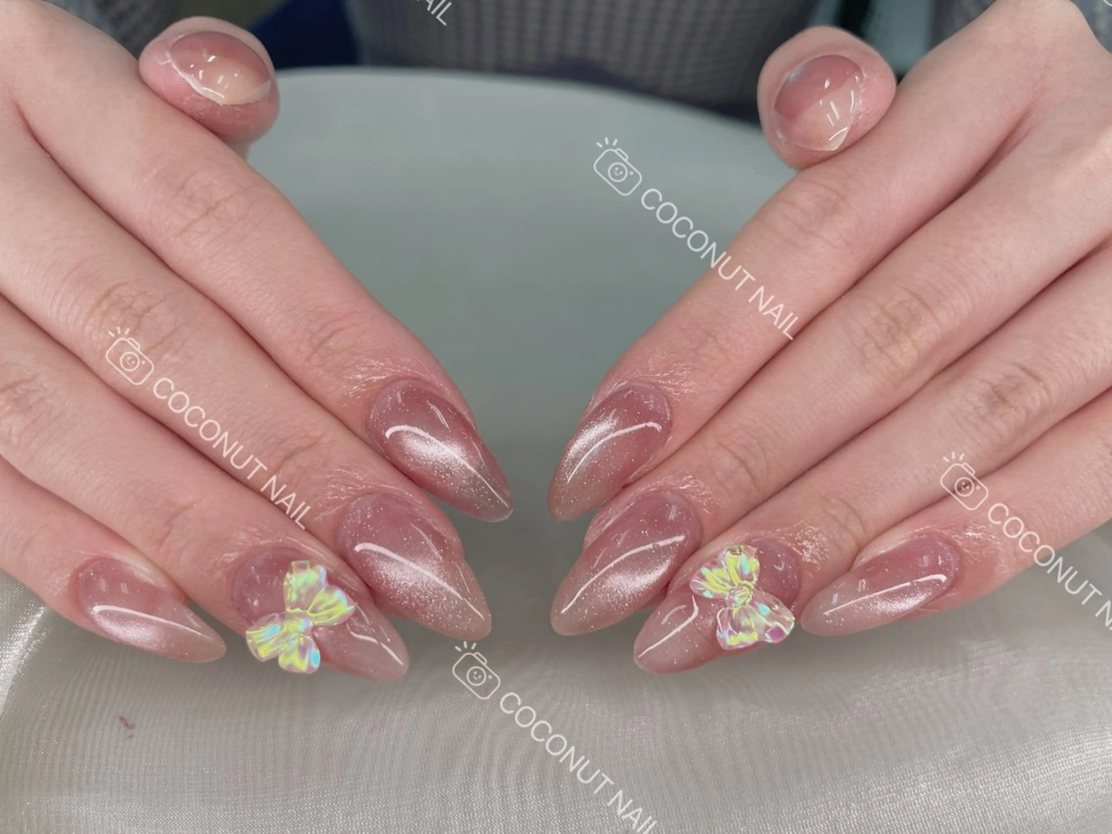 ネイル ハンドネイル 神田 ココナッツのネイルデザイン