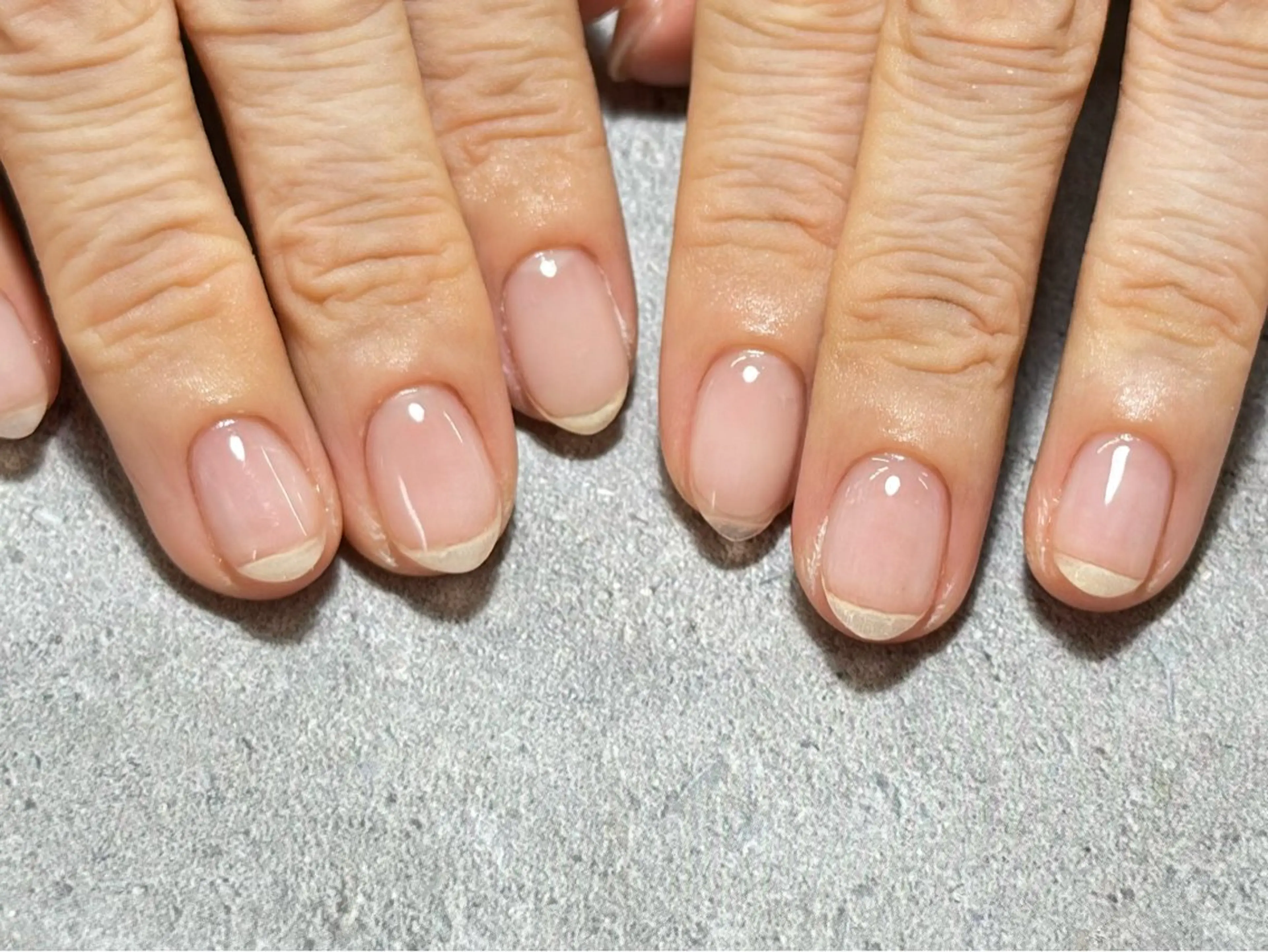 [ハンド]クリアネイル＋オフ付け替えの写真